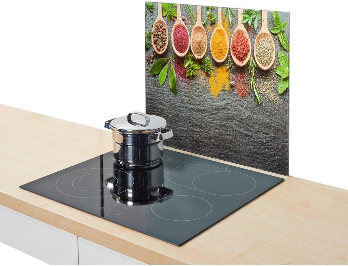 Zeller Present Herd-Abdeckplatte SPICES, aus ESG-Sicherheitsglas hergestellt