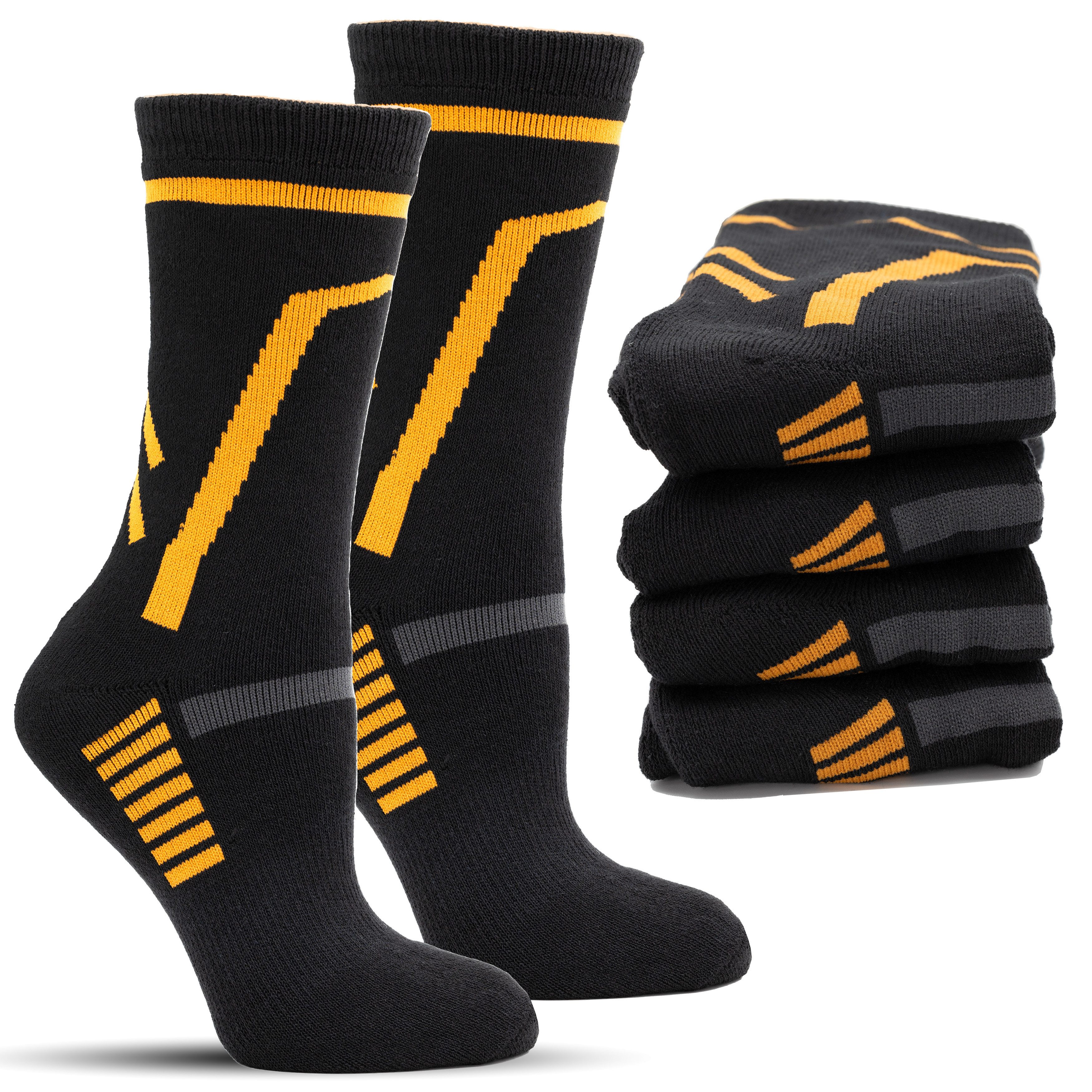 Frostfighter Arbeitssocken Herren schwarze Thermosocken (6-Paar) gefüttert, günstig online kaufen
