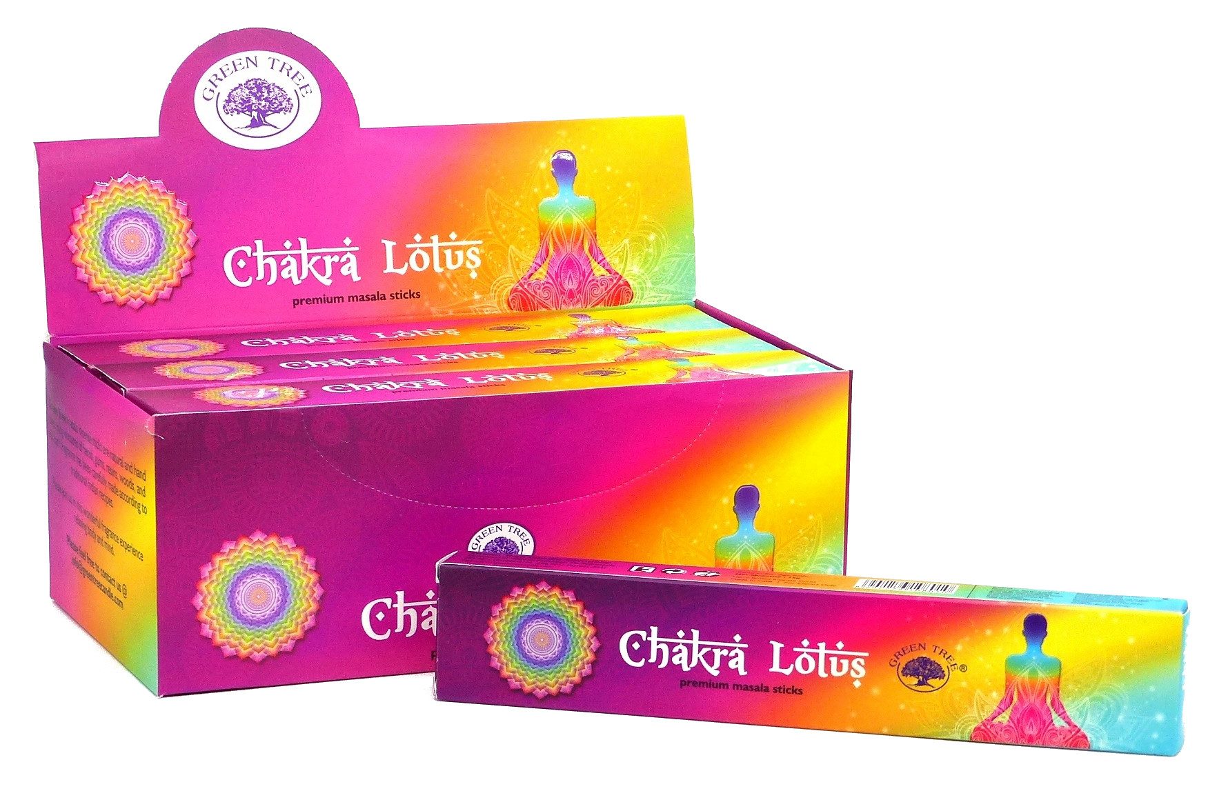 Green Tree Räucherstäbchen Green Tree Incense "Chakra Lotus" 15gr.