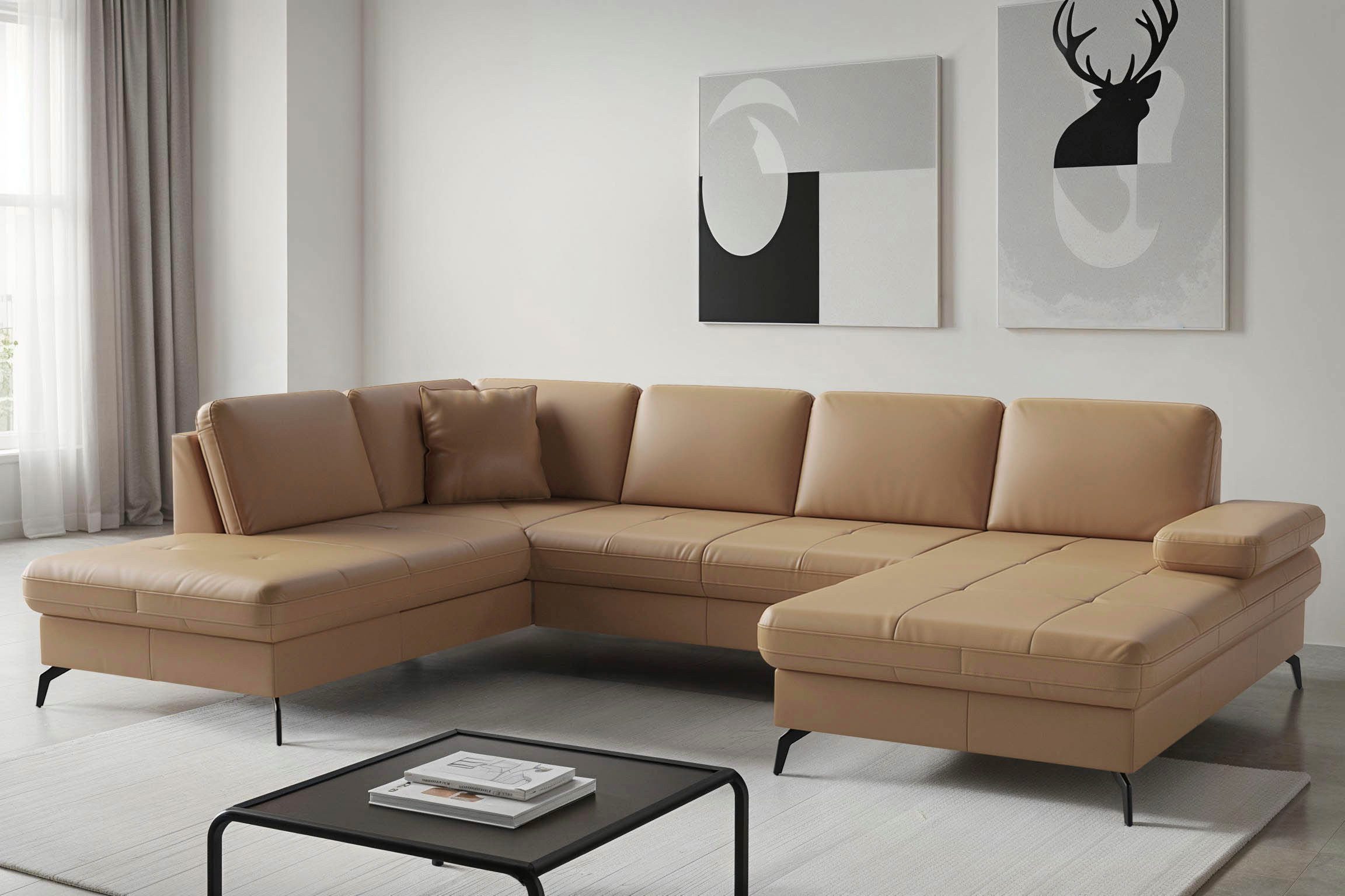 sit&more Wohnlandschaft Morris Jubi, Breite 300 cm, mit Armteilfunktion, optional mit Bettfunktion