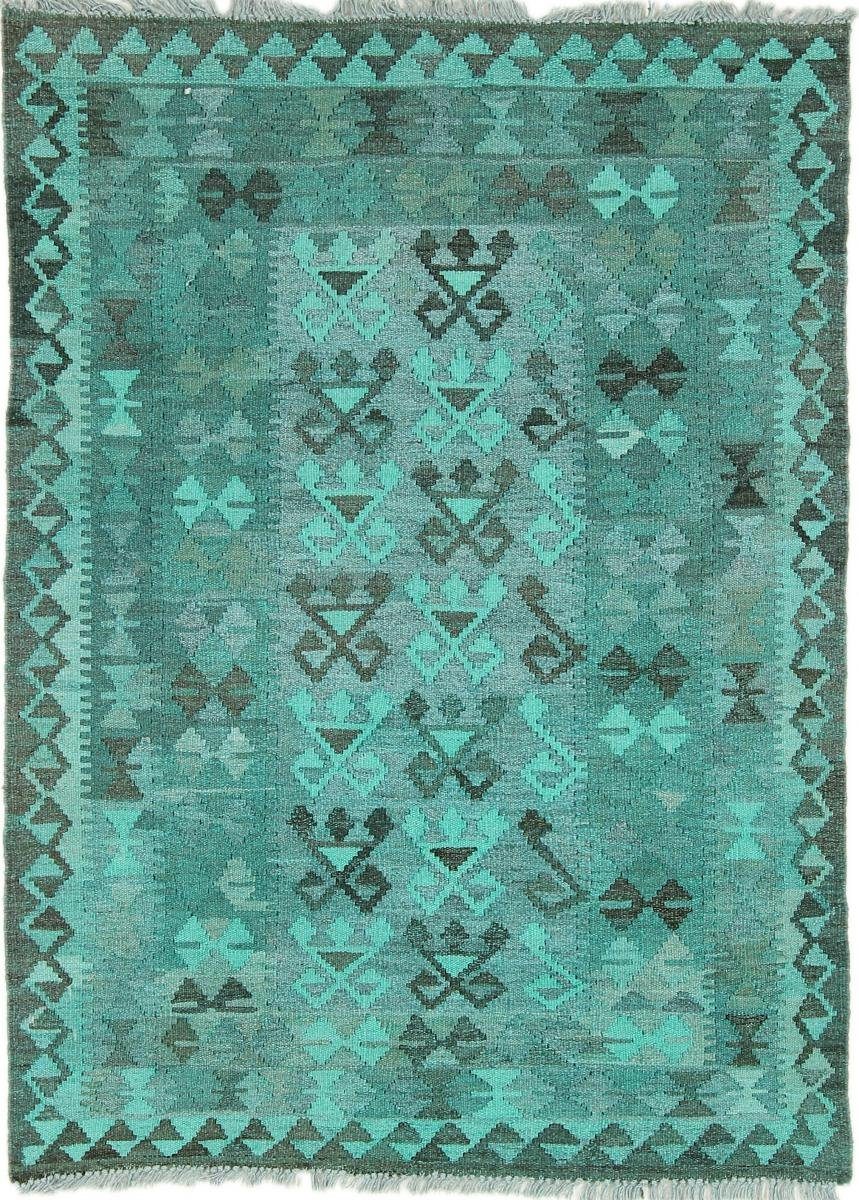 Orientteppich Kelim Afghan Heritage Limited 103x138 Handgewebter Moderner, Nain Trading, rechteckig, Höhe: 3 mm | Kurzflor-Teppiche