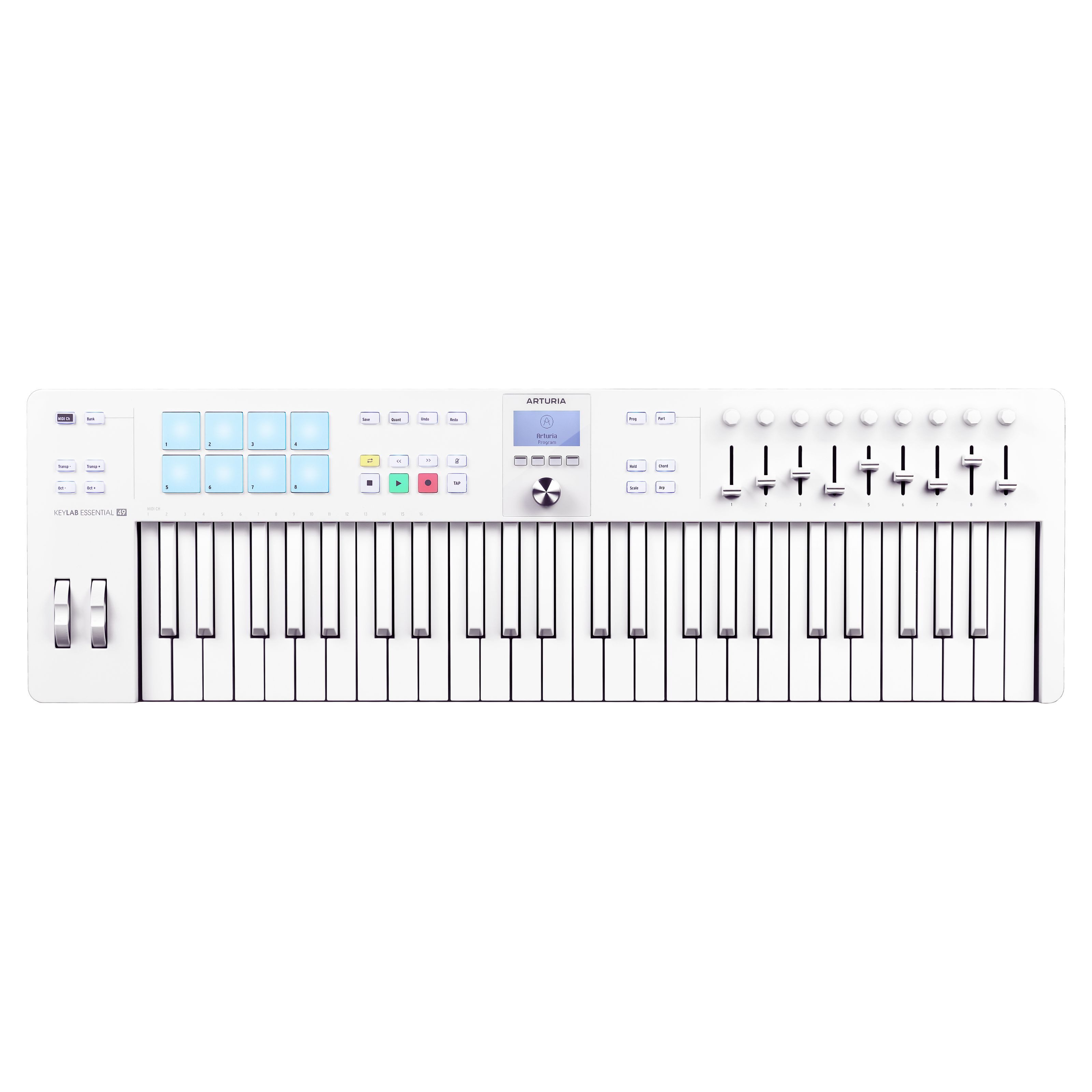 Arturia masterkeyboard keylab essential 49 mk3 alpine white master