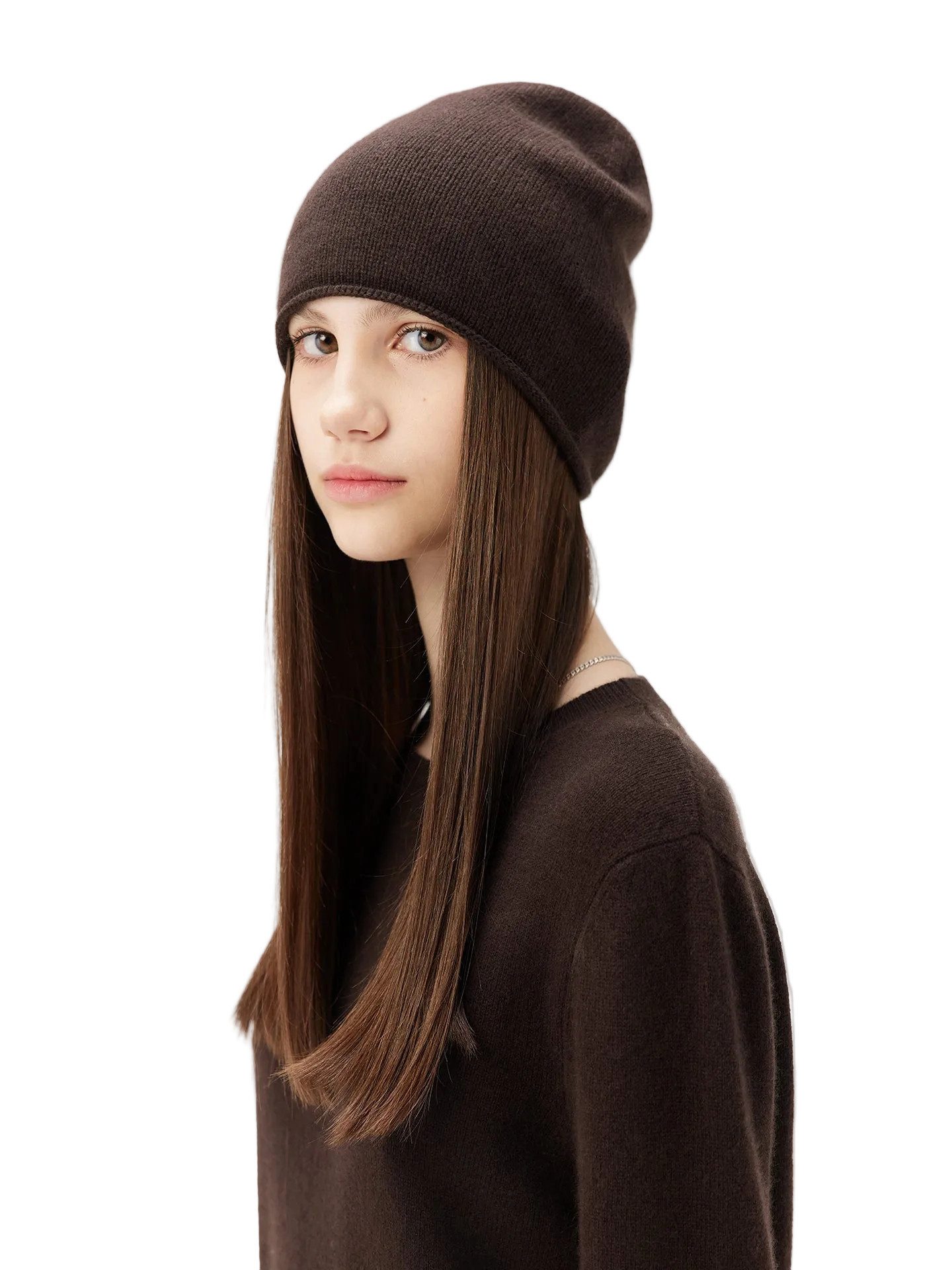 GOBI Cashmere Rundhalspullover 99€ Kaschmir-Set aus Pullover und Mütze
