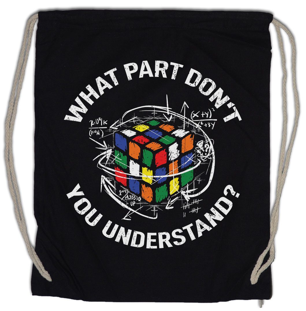 Urban Backwoods Turnbeutel Cube Understand Turnbeutel Zauberwürfel 80s Magic Speed Cubing Cuber (1-tlg), Speedcube Algorithm Cube Würfel