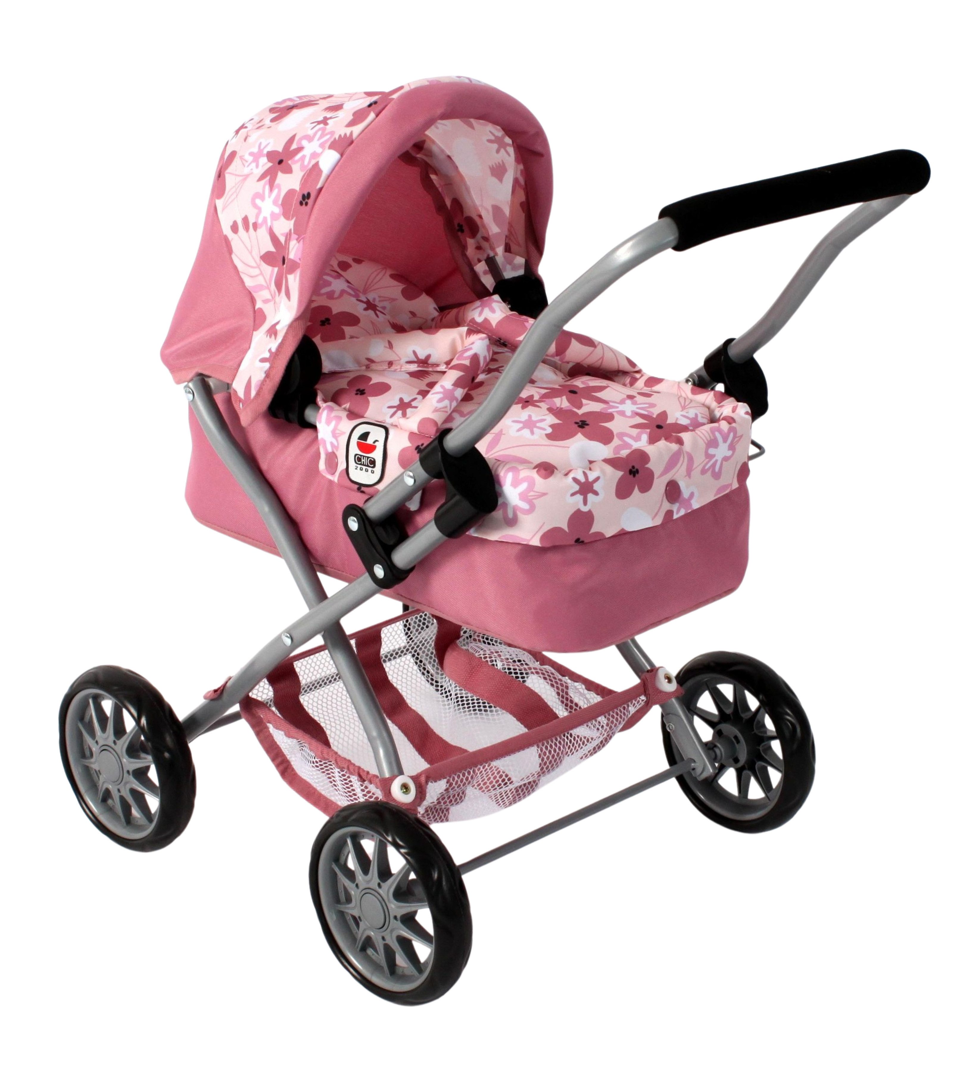 CHIC2000 Puppenwagen Smarty, Mini-Kuschelwagen, mit herausnehmbarer Tragetasche