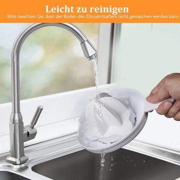 HOMELUX Zitruspresse mit 2 Kegel Saftpresse Orangenpresse 500ml elektrisch Entsafter, 45,00 W, Zitronenpresse einstellbares Fruchtfleisch Hohe Entsaftungsrate