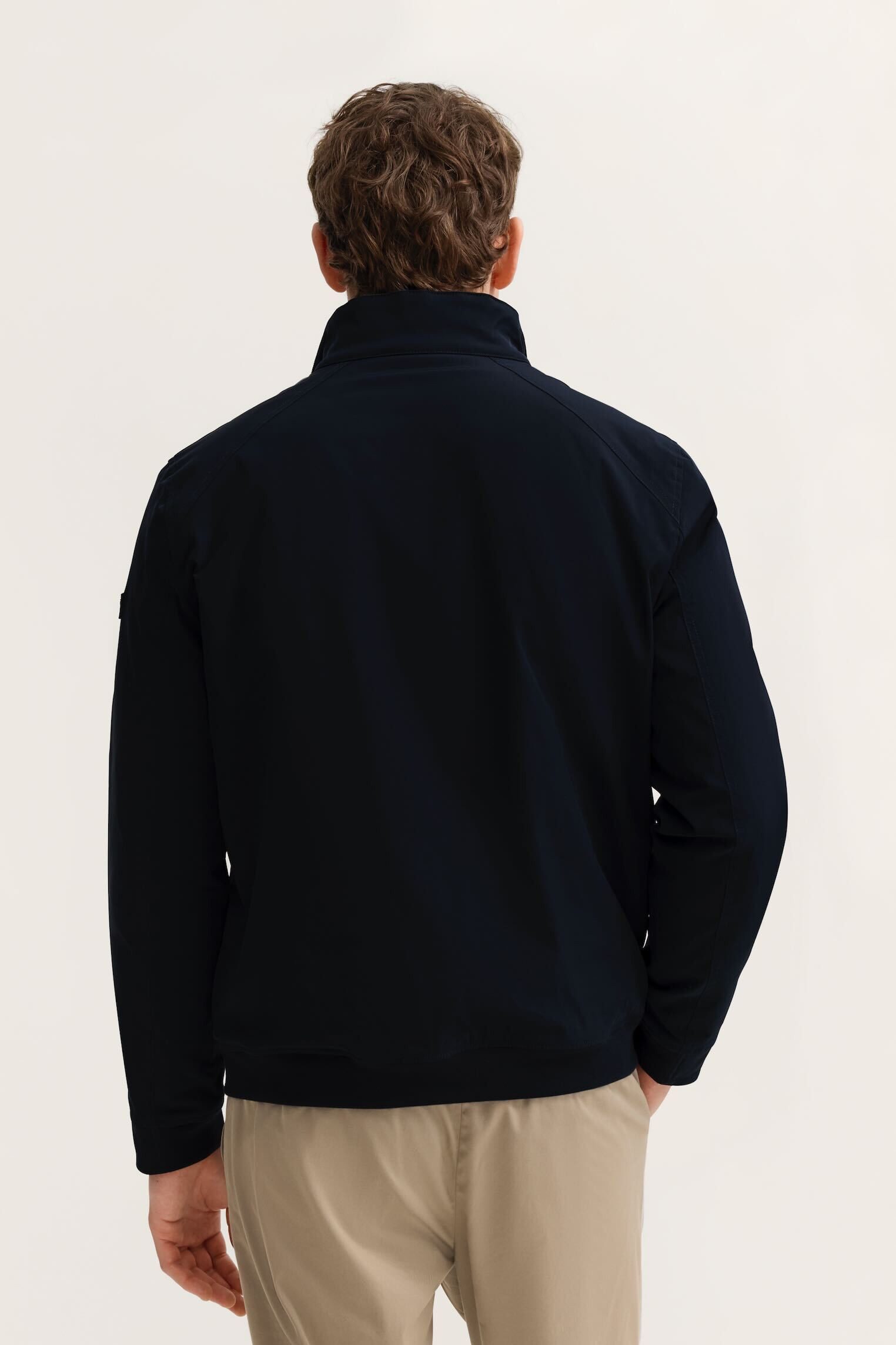 bugatti Blouson Regular Fit wasserabweisend mit Cord-Details