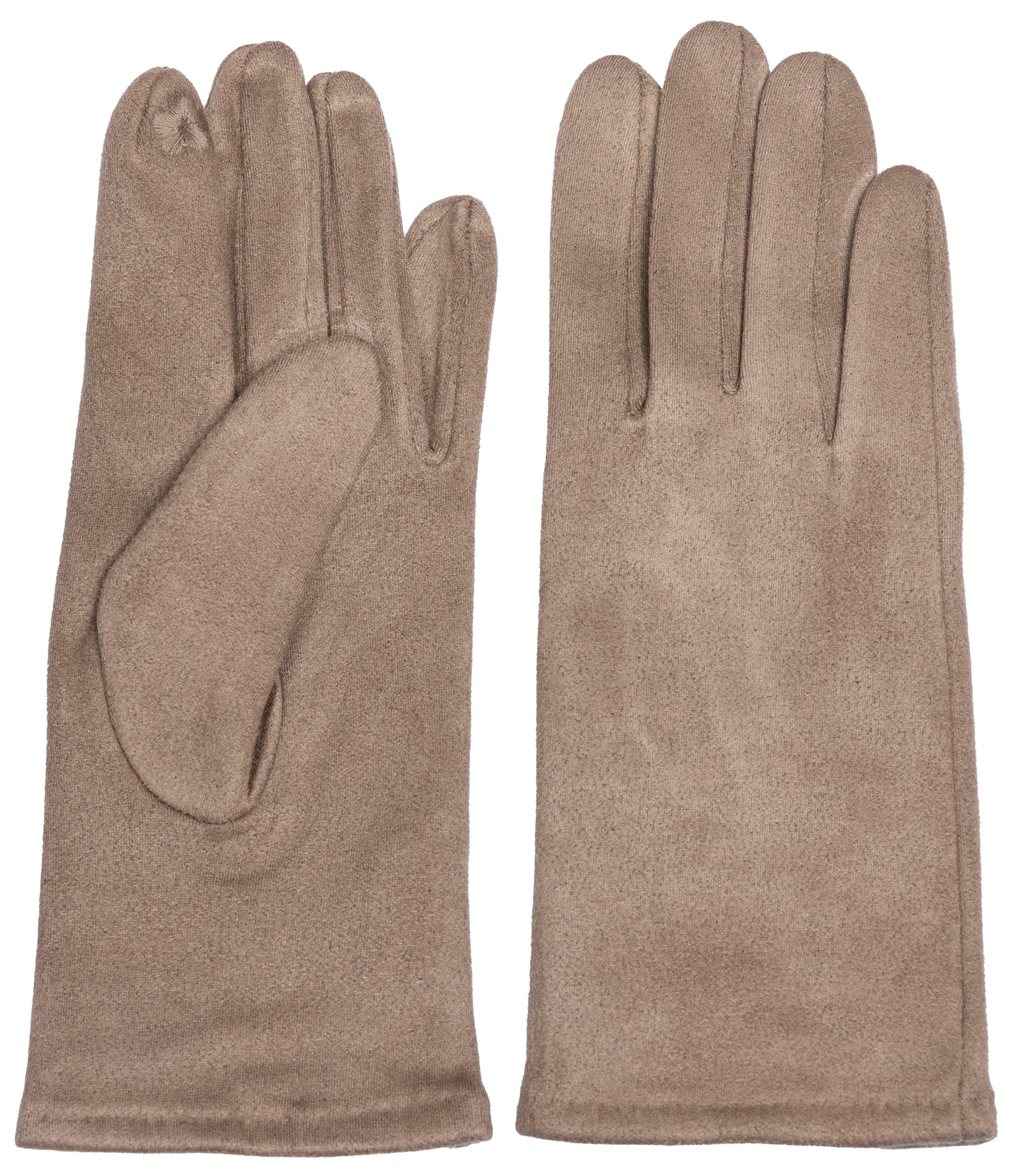 Caspar Strickhandschuhe GLV013 klassisch elegante uni Damen Winter Handschuhe