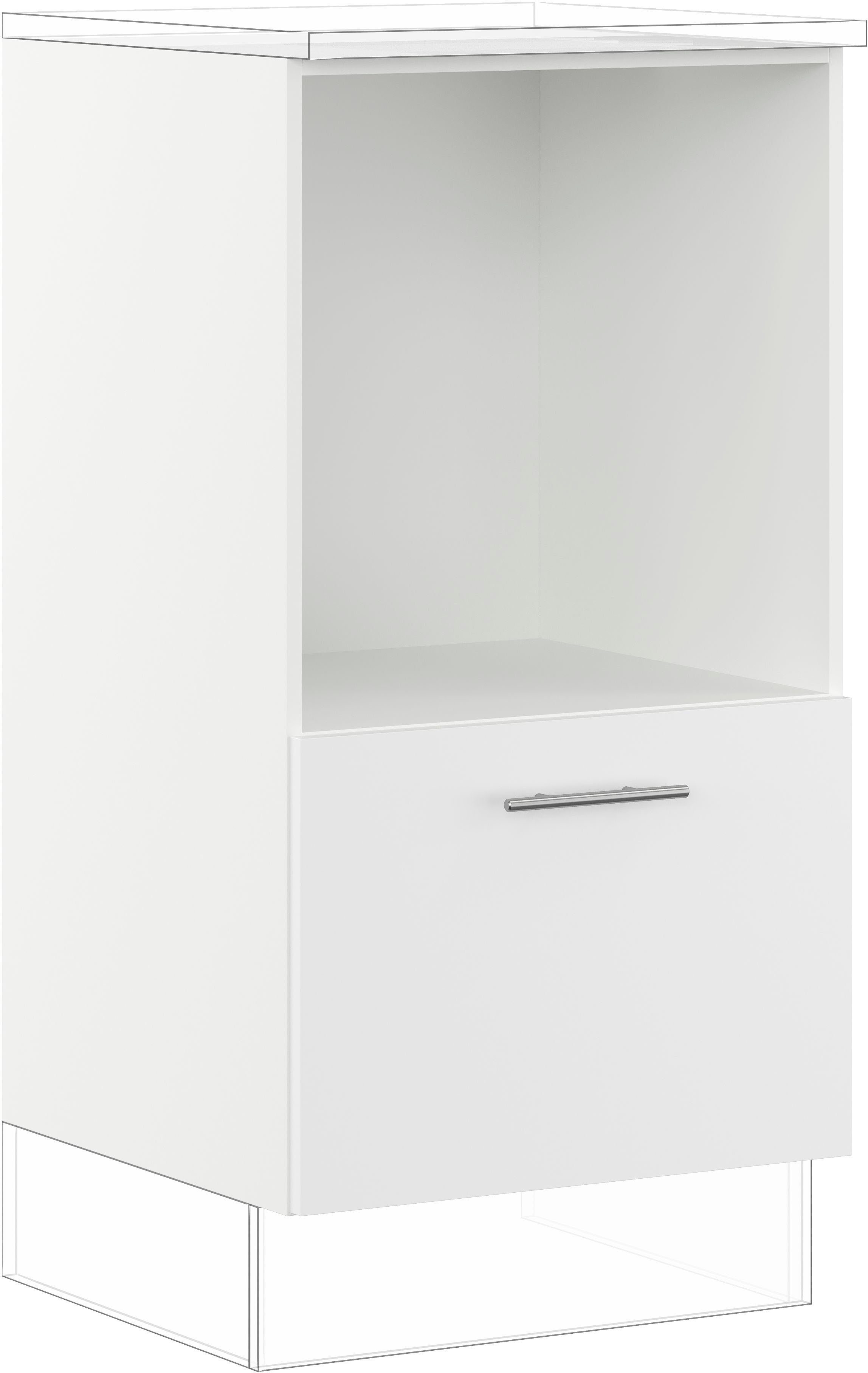 IMPULS KÜCHEN Backofenumbauschrank "Valencia", Breite/Höhe: 60/104,3 cm, mit Soft-Close vormontiert, mit Auszug