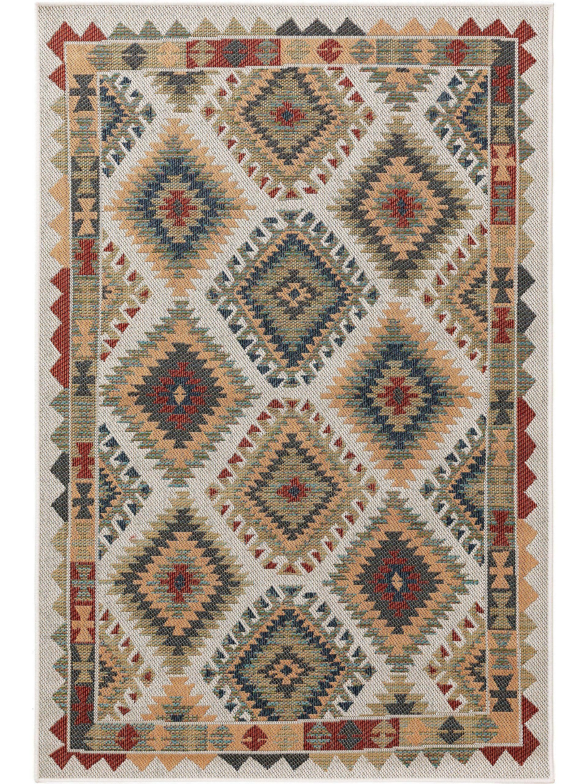 benuta Outdoorteppich Mirena, rechteckig, Höhe: 5 mm, Kunstfaser, Berber, E günstig online kaufen