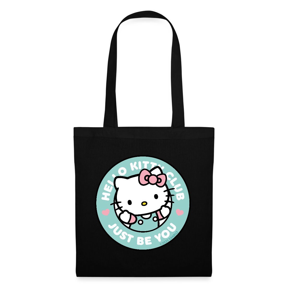 Spreadshirt Henkeltasche Hello Club Kitty Just Be You Stoffbeutel (1-tlg)