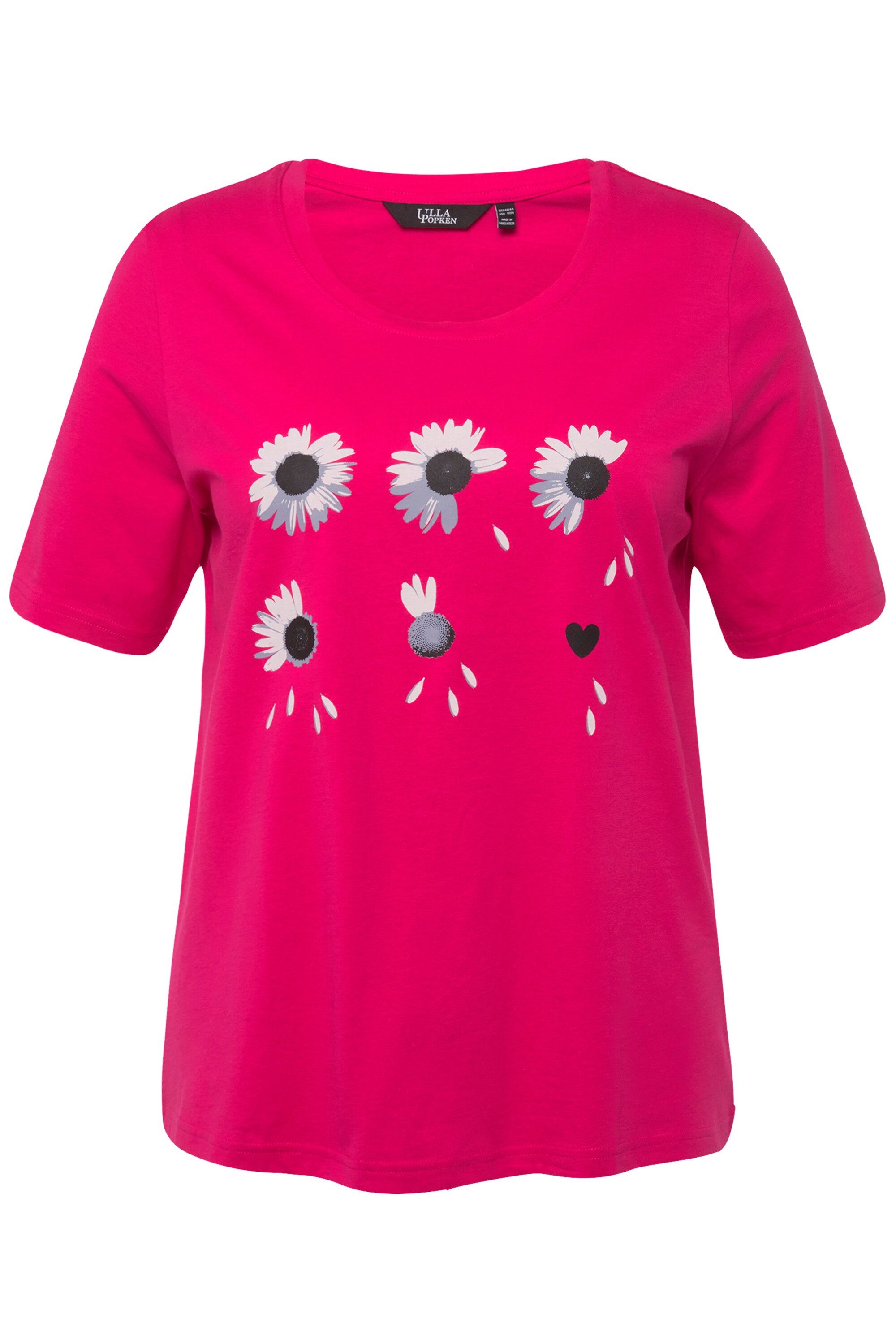 Ulla Popken T-Shirt T-Shirt Blüten Classic günstig online kaufen