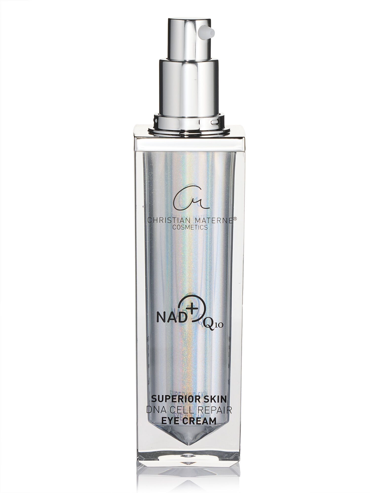 Christian Materne Feuchtigkeitscreme NAD+ Q10 Augencreme – Anti-Aging Eye Cream, gegen Falten, Schwellungen & Augenringe, mit Peptiden & straffend