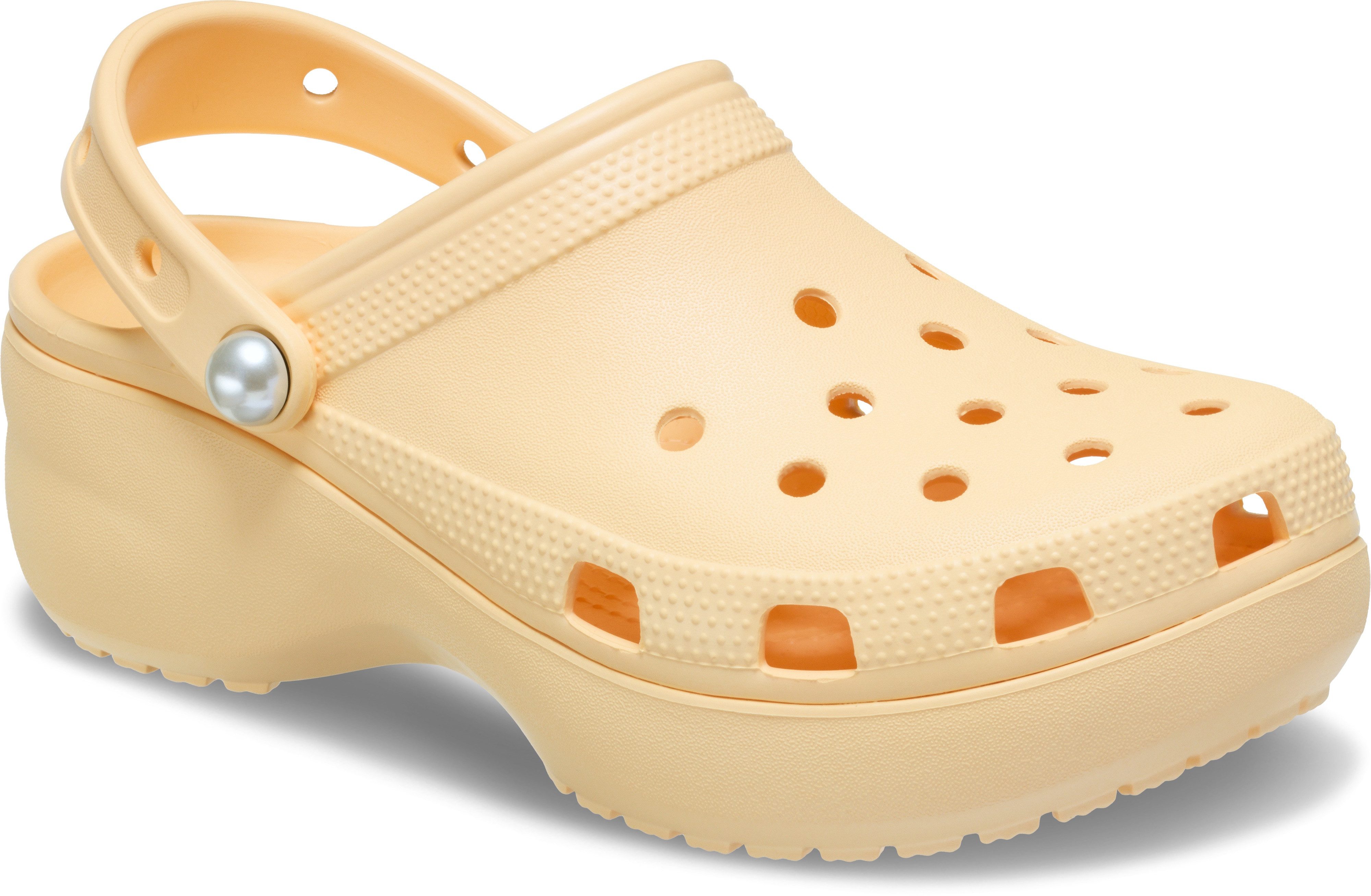 Crocs Classic Platform Pearl Clog Clog, Plateaschuh, Sandale mit Zierperlen günstig online kaufen