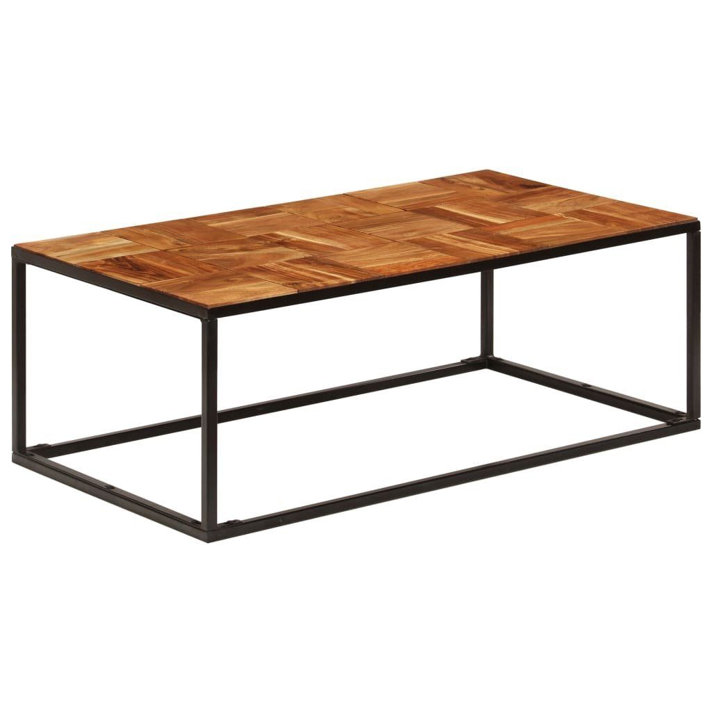 Couchtisch Couchtisch 110x60x40 cm Massivholz und Stahl