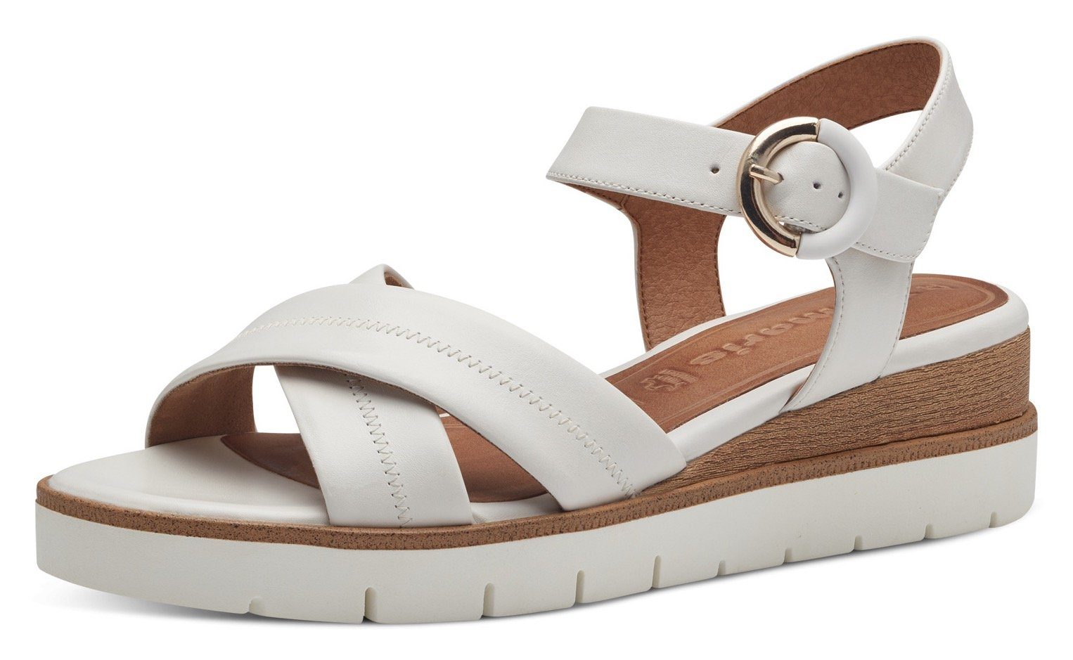Tamaris Sandalette, Sommerschuh, Sandale, Keilabsatz, mit günstig online kaufen