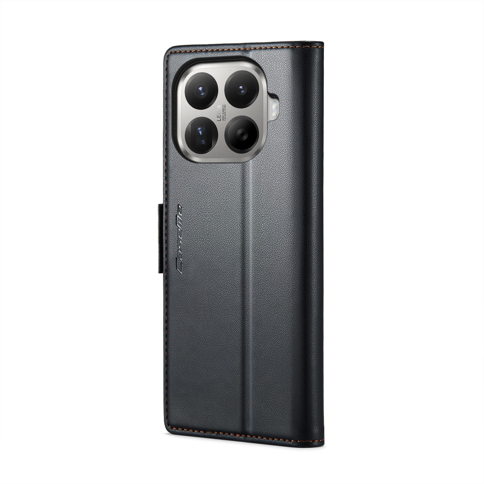 CLM-Tech Handytasche für Xiaomi 17T / Xiaomi 17T Pro PU Leder Klapphülle (schwarz, 1-tlg., Flip Case inklusive Standfunktion und Kartenfächer), Magnetverschluss, RFID-Blockierung
