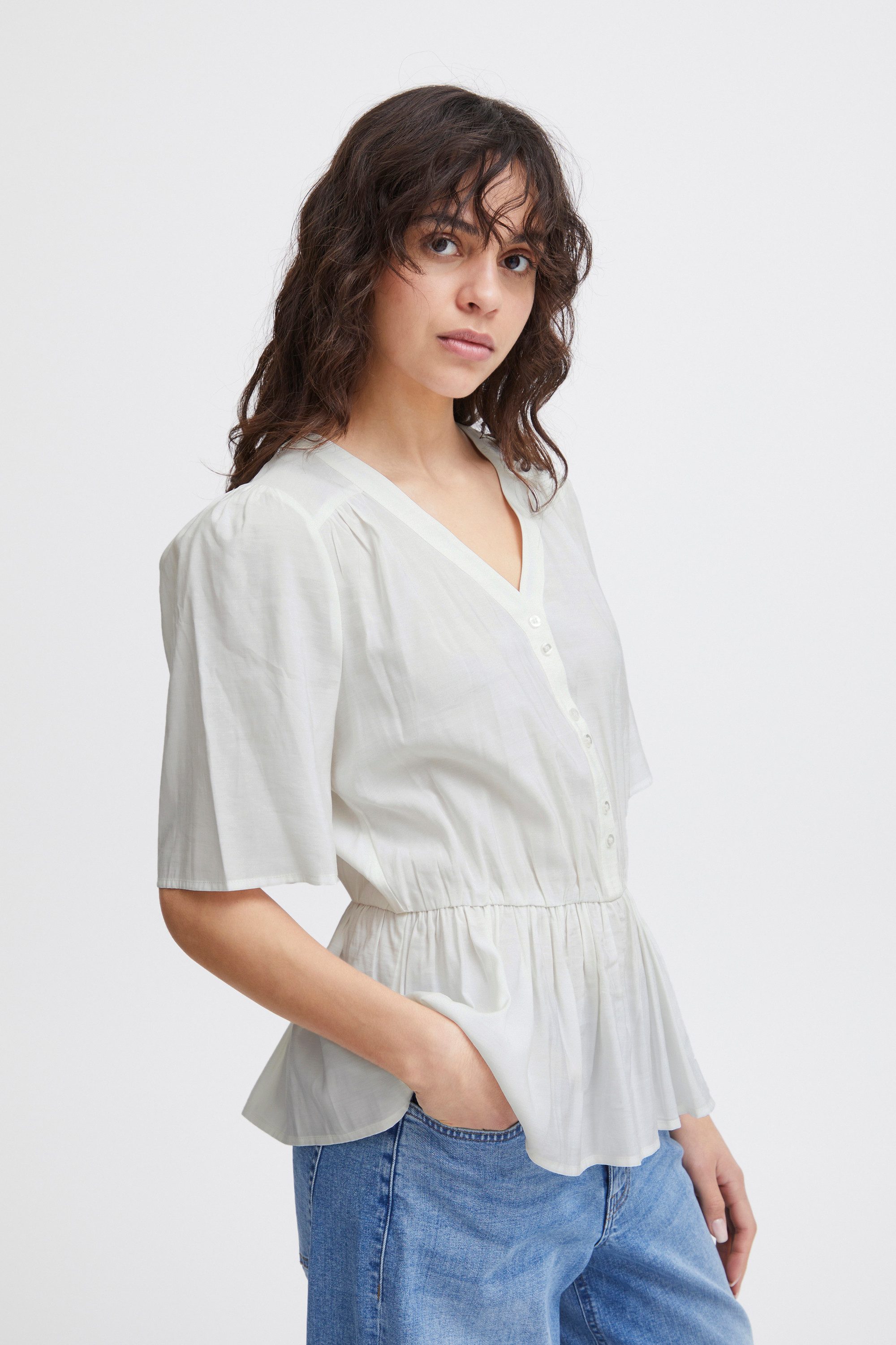 Ichi Kurzarmbluse Kurzarm-Bluse IHCINOMA