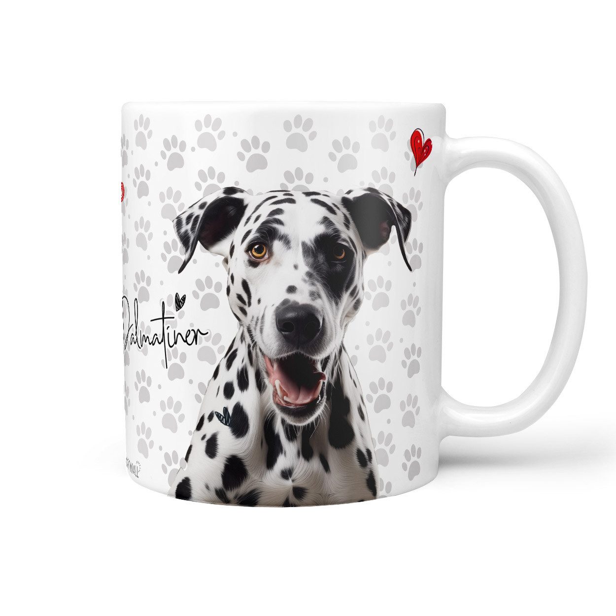 Sunnywall Tasse Dalmatiner - Hund Hunderasse - Geschenk für Hundeliebhaber, Keramik, inkl. Geschenkkarte