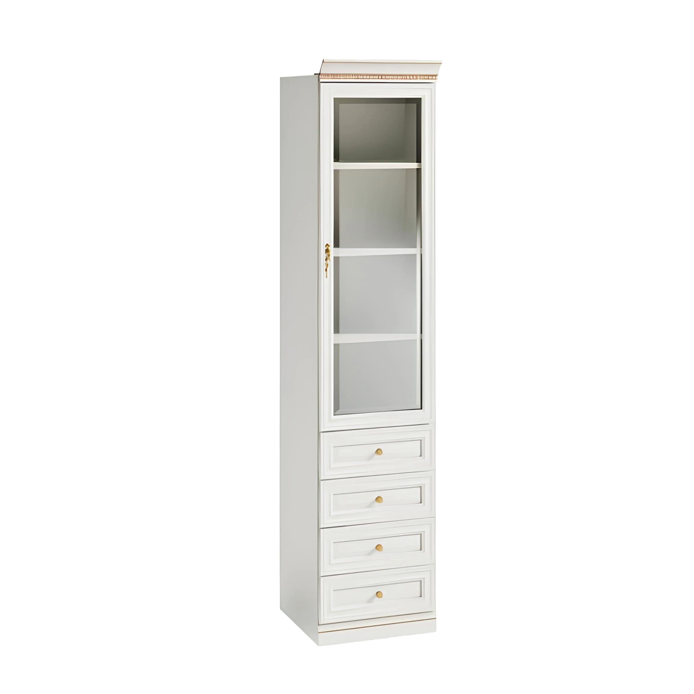 JVmoebel Kleiderschrank Vielseitiger Hochschrank mit mehreren Fächern und Schubladen (1-St., Schrank (TRK) Made in Europa