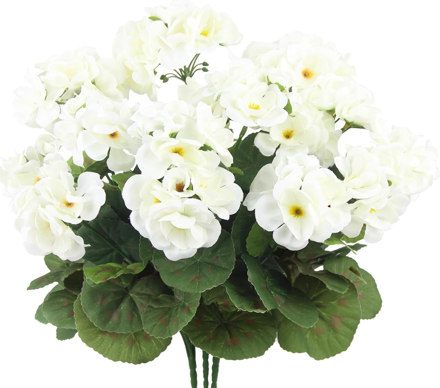 Kunstblumenstrauß 3 Bündel Blumen Geranie Blumen, günstig online kaufen