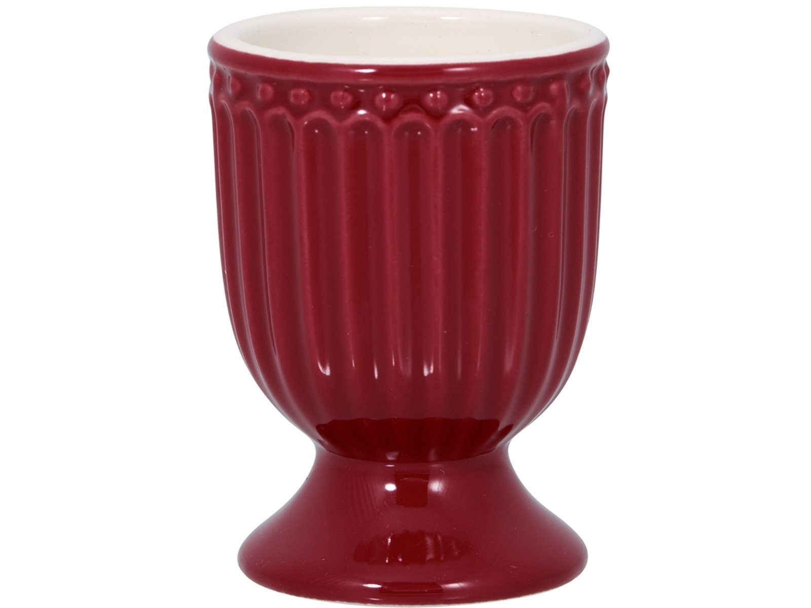 Greengate Eierbecher Alice Eierbecher claret red 6,5 cm