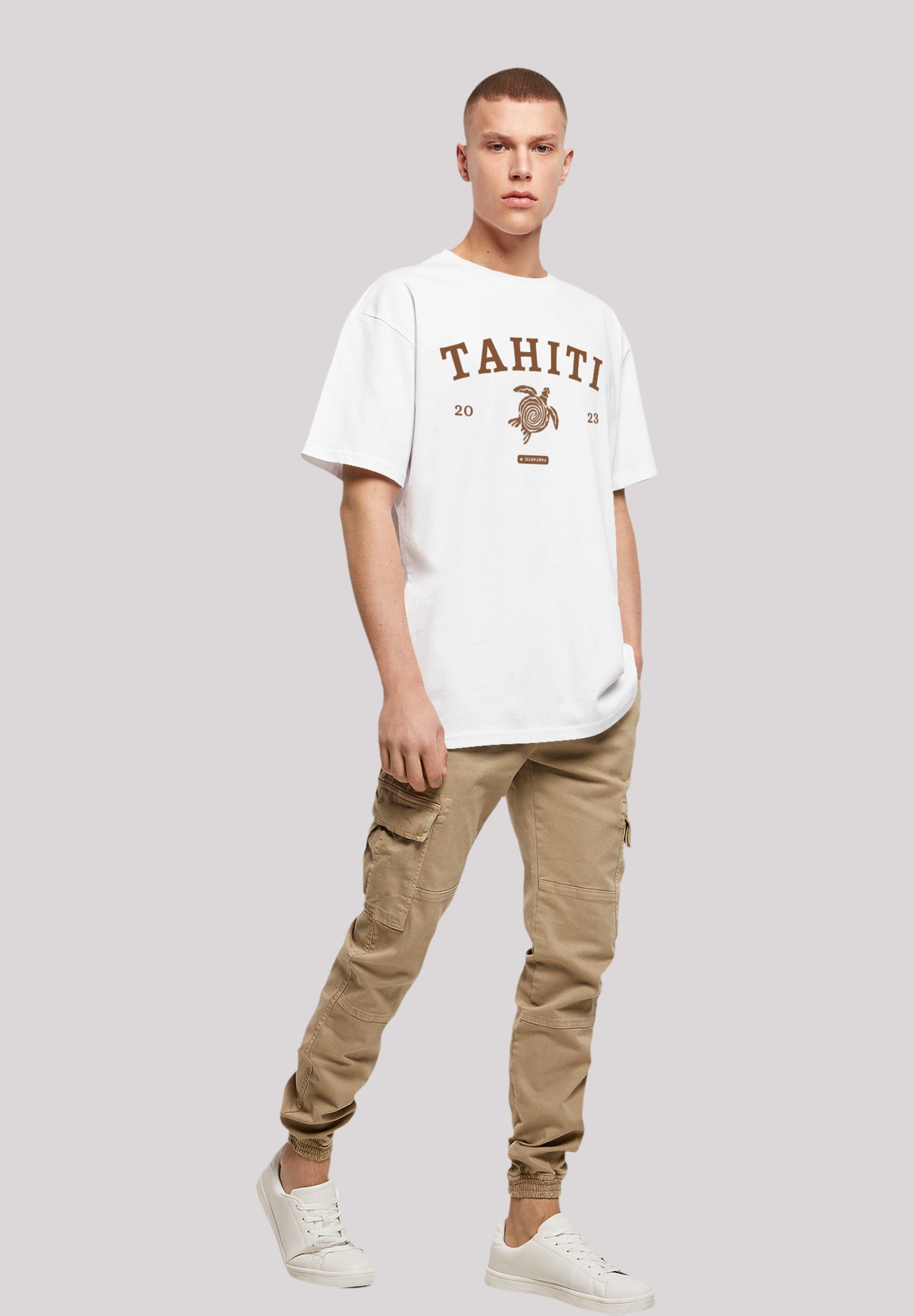 F4NT4STIC T-Shirt Tahiti weiß Print