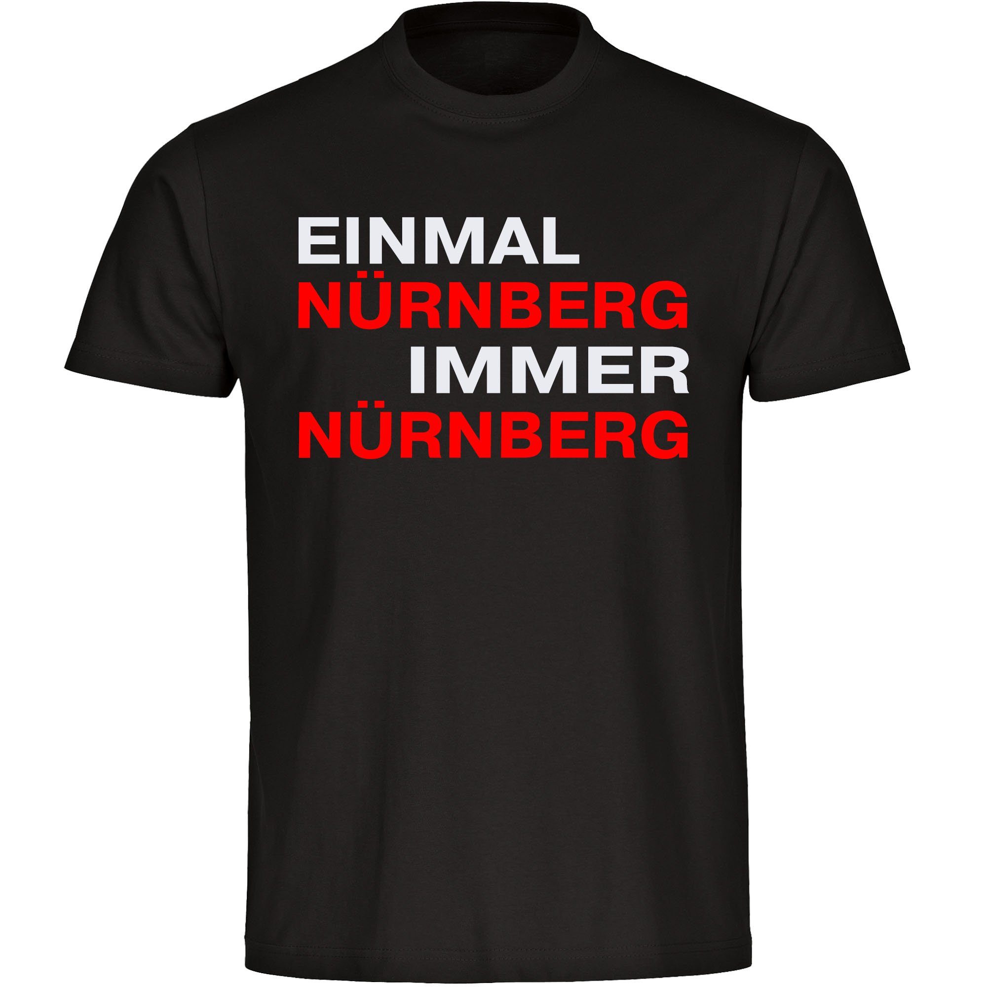 T-Shirt Herren Nürnberg - Einmal Immer - Männer