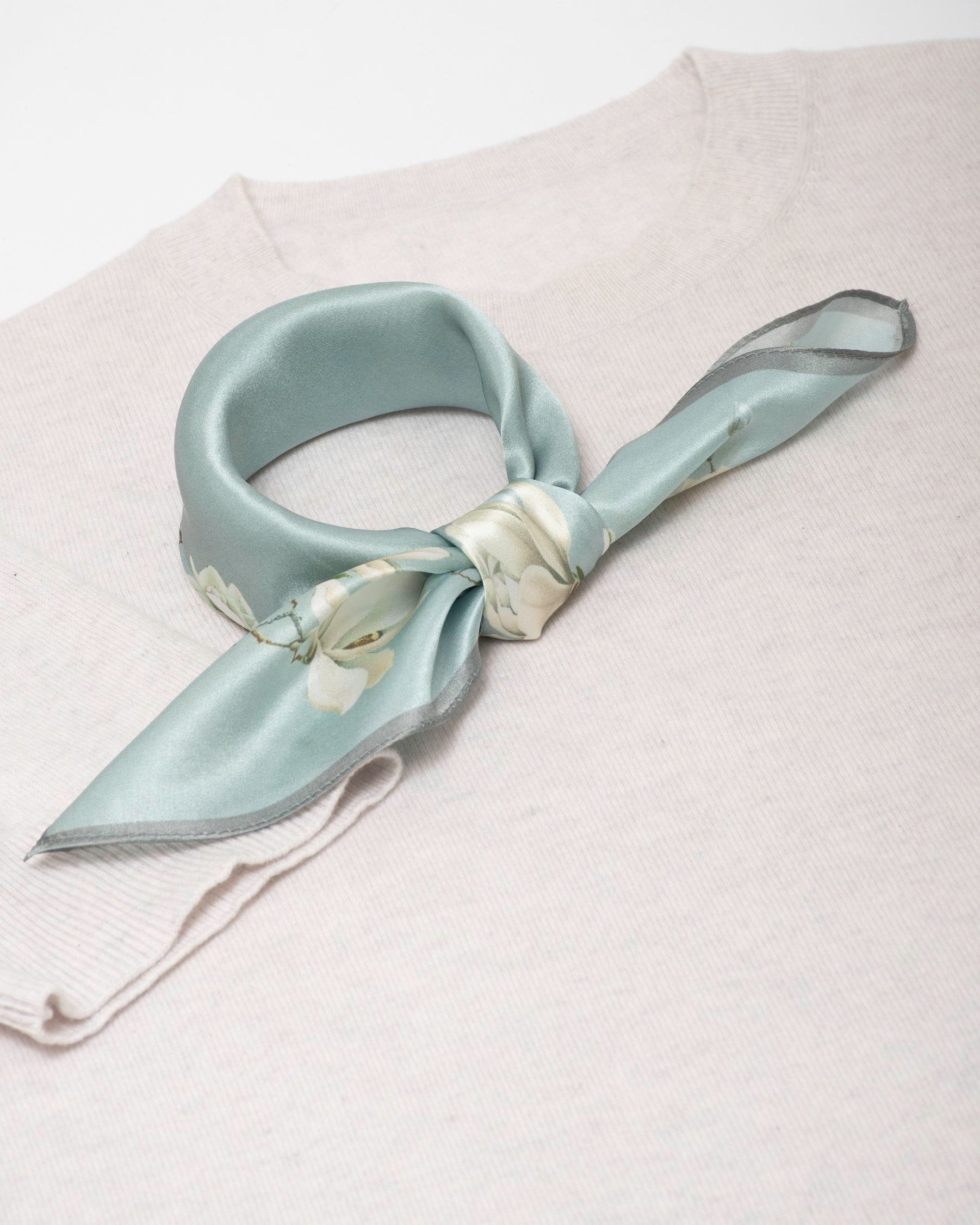 MayTree Seidentuch Seidentuch quadratisch Magnolie zart 53x53, (Stück), 100 günstig online kaufen