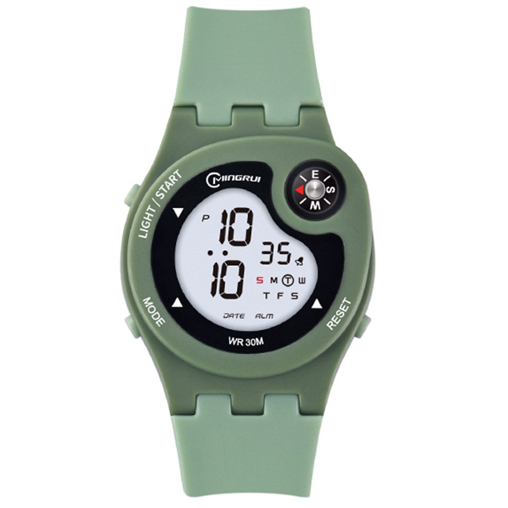 Digitaluhr Outdoor Armbanduhr mit Kompass Silikonuhr für Jugendliche