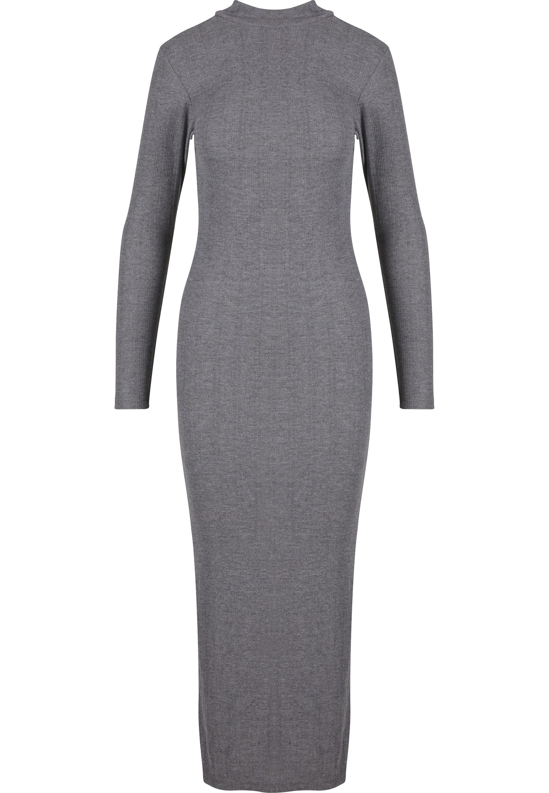 URBAN CLASSICS Shirtkleid Urban Classics Ladies Rib Longlseeve Mockneck Dre günstig online kaufen