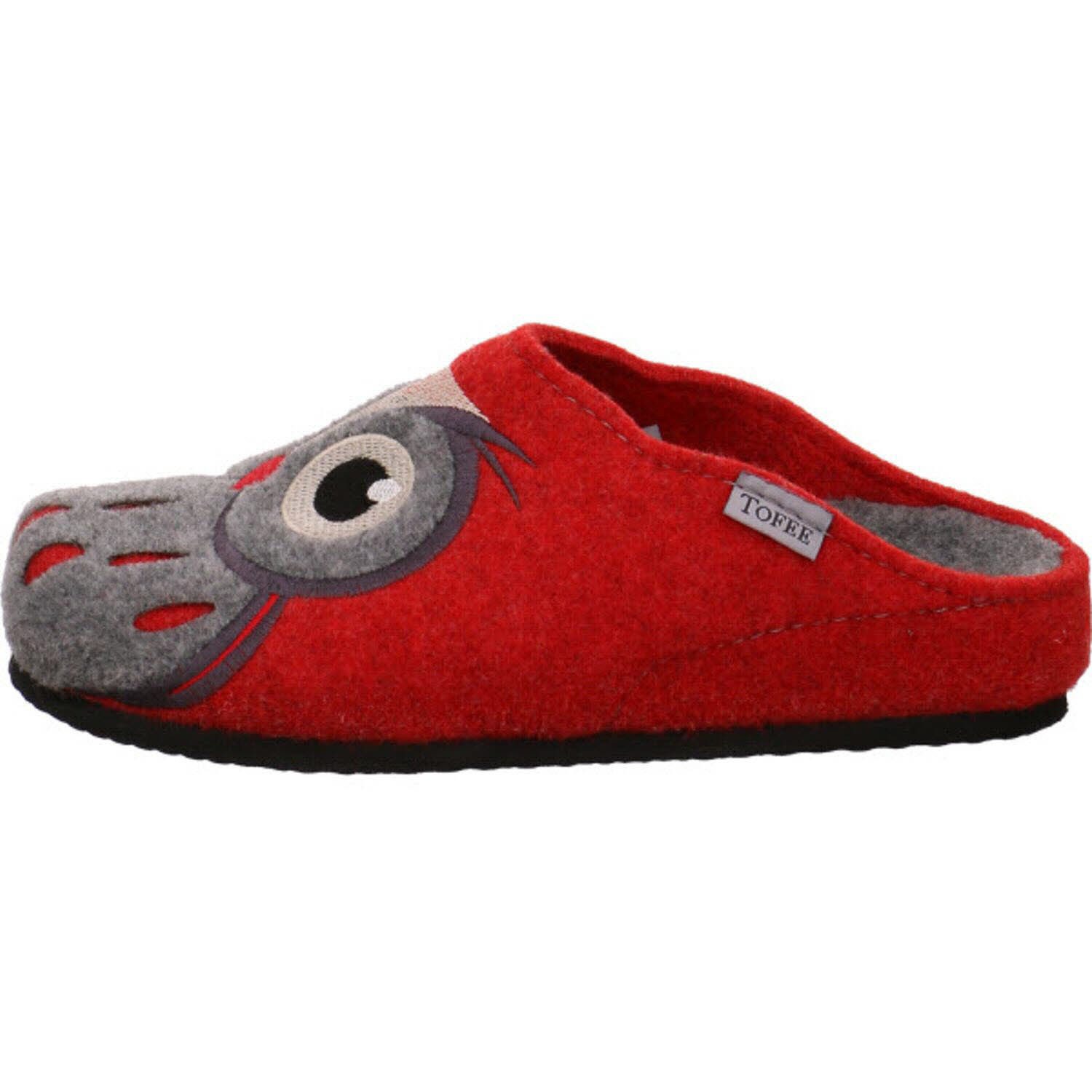 Tofee Eule Hausschuh