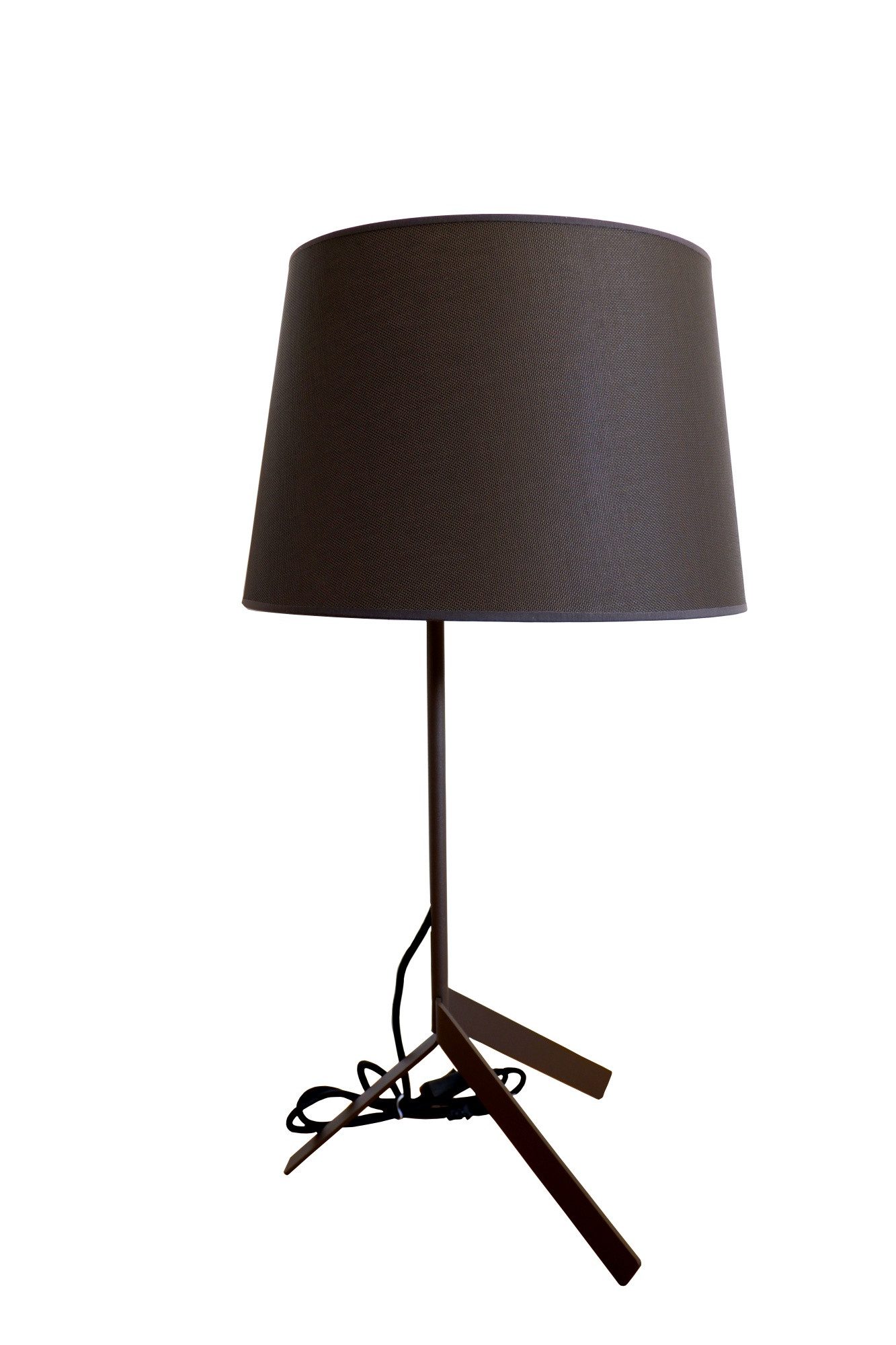 Molto Luce LED-Leuchtmittel LOUM BIVIO T Tischleuchte braun metallic inkl. Lampenschirm
