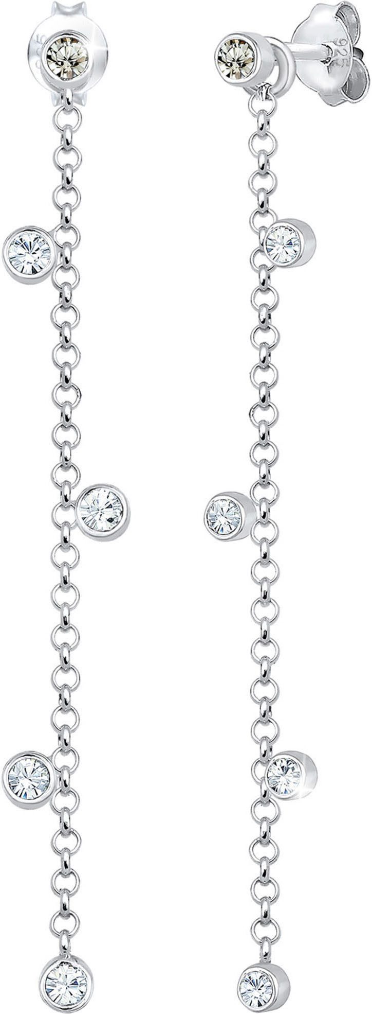 Elli Paar Ohrhänger Schmuck Geschenk Silber 925 Ohrringe, mit Glasstein günstig online kaufen