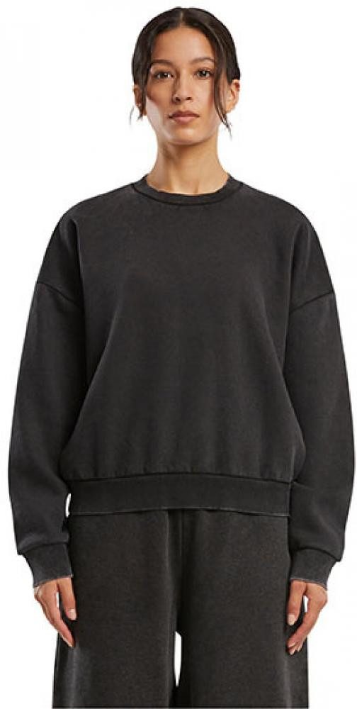 Build Your Brand Sweatshirt Ladies Vintage Heavy Crewneck Damen Pullover