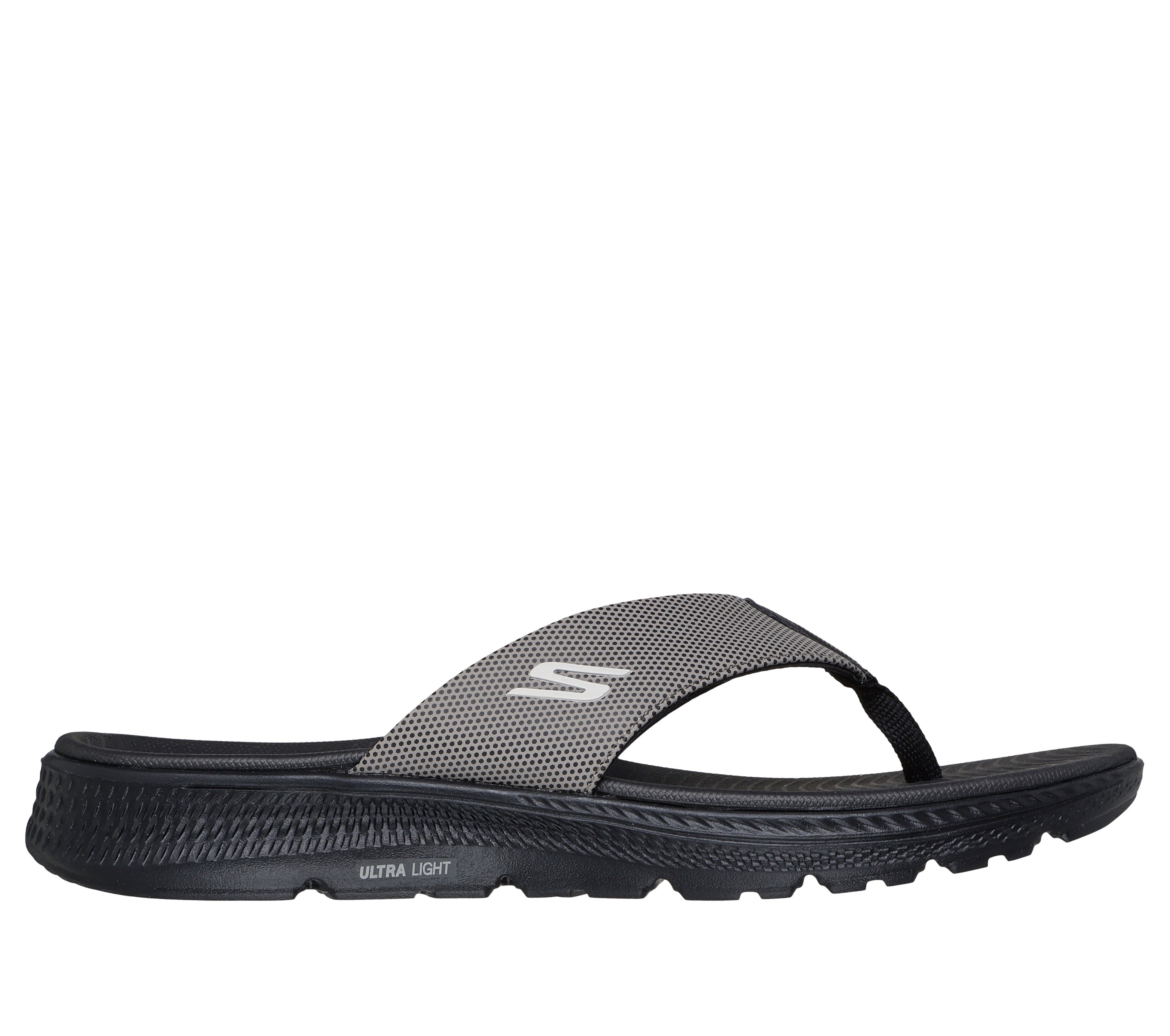 Skechers GO CONSISTENT SANDAL 2.0 CANTON Zehentrenner Badeschuh, Sommerschuh, Flat mit Goga Mat Fußbett