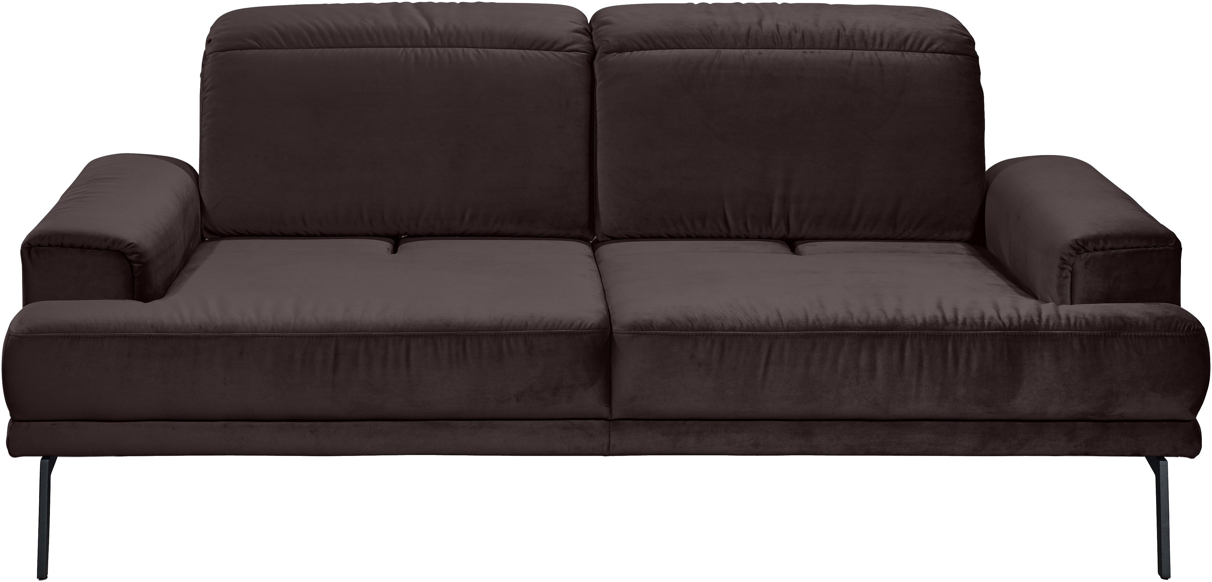 Musterring 2-Sitzer MR 4580, inkl. Kopf- und Sitztiefenverstellung, Fuß schwarz, B198 x T103 cm