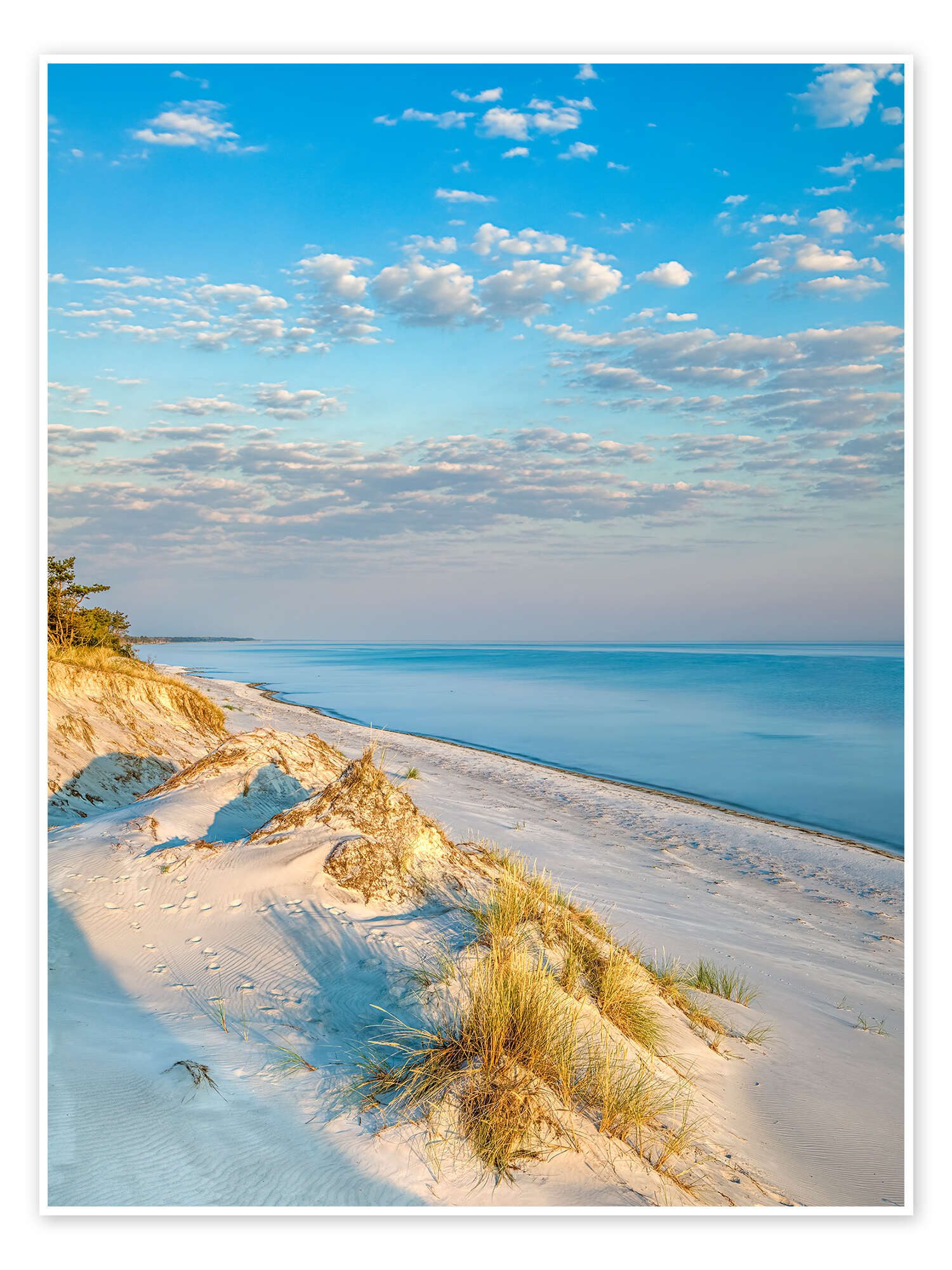 Posterlounge Wandbild Morgenstimmung am Meer, Sascha Kilmer, erhältlich als Poster, Leinwandbild, Wandsticker oder Acrylglasbild