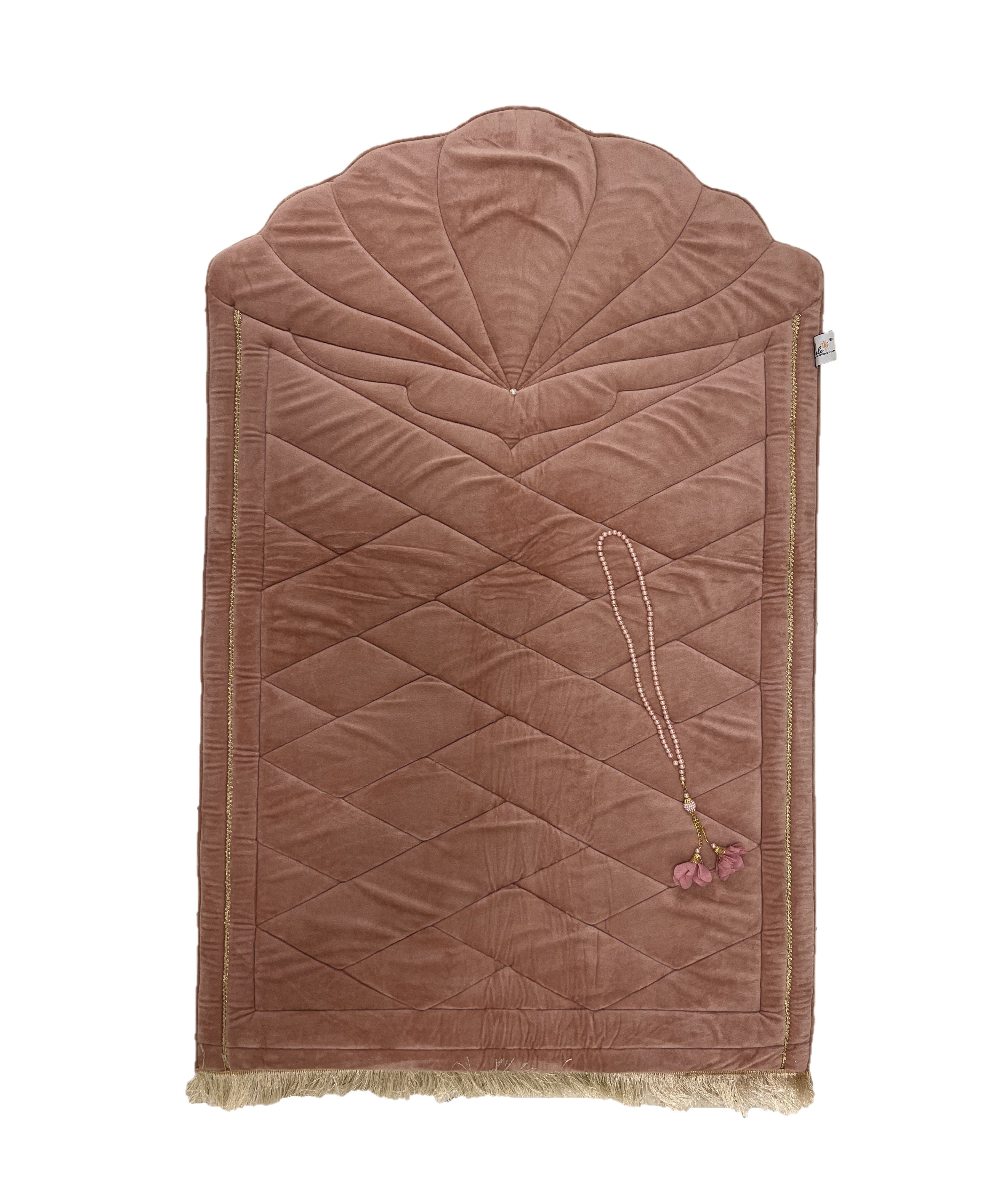 Lale Collection® Orientteppich Gebetsteppich Rosa Samt weich Islam Muslim A günstig online kaufen