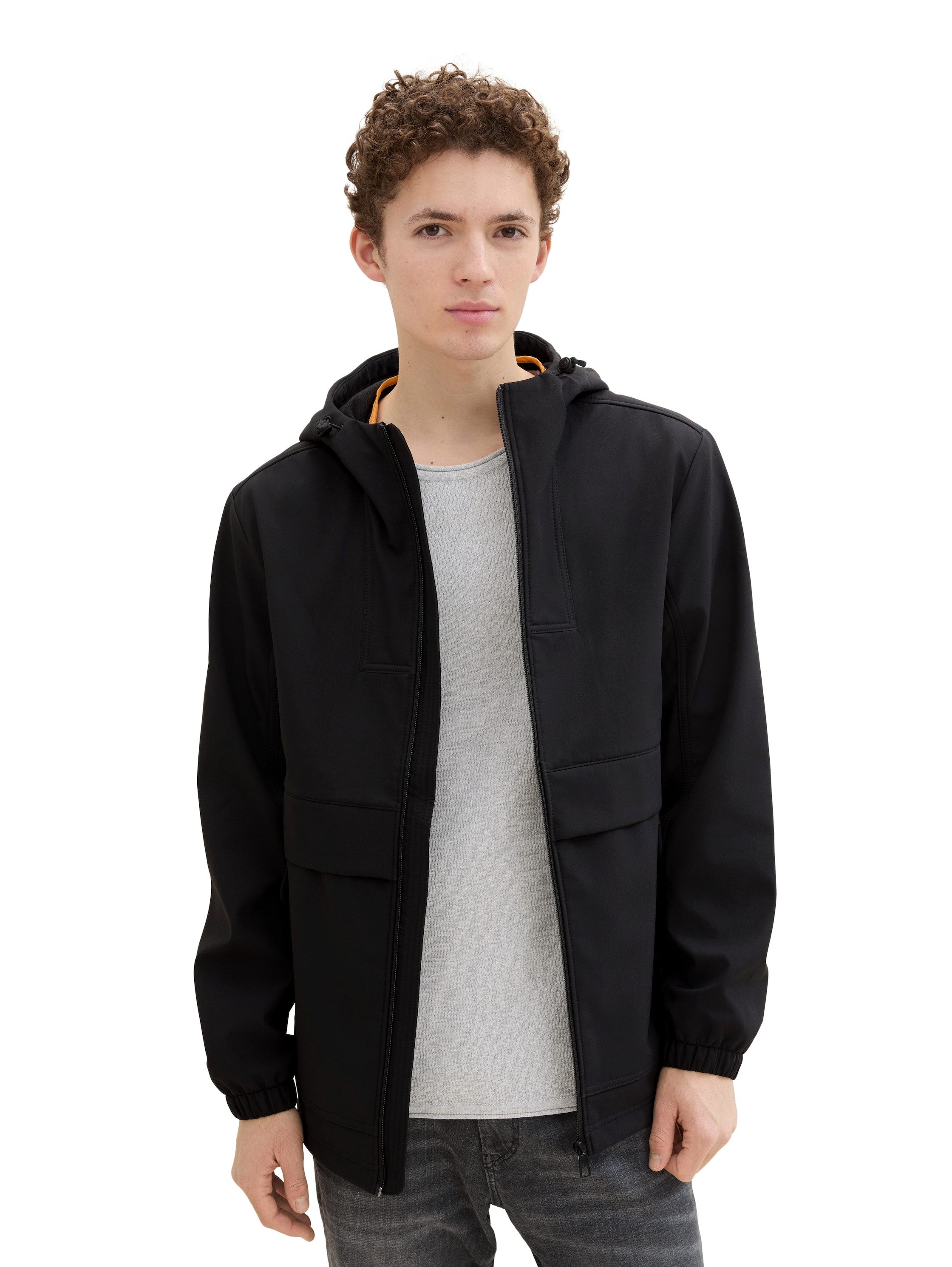 TOM TAILOR Denim Softshelljacke mit Kapuze günstig online kaufen