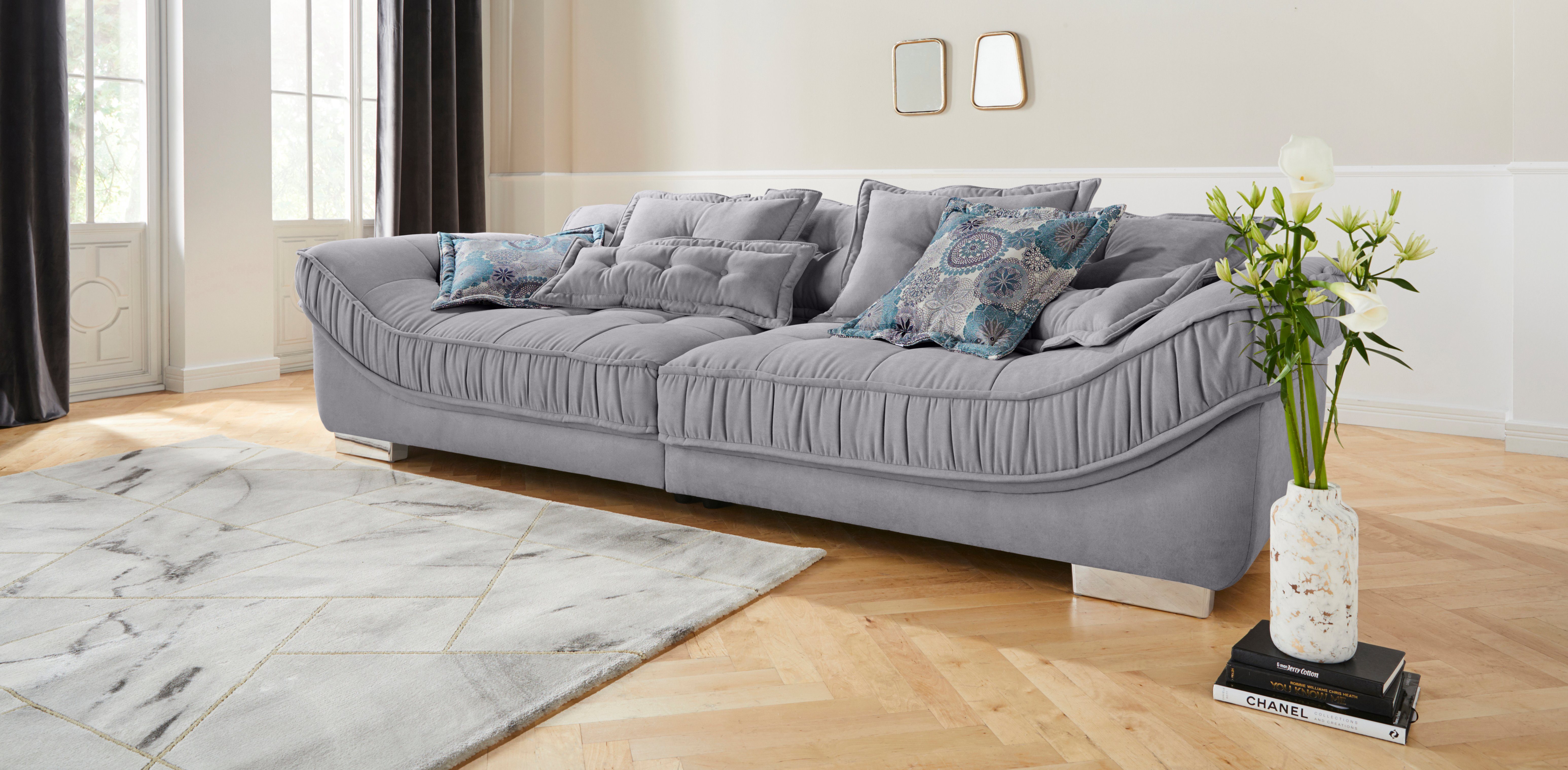 Leonique Big-Sofa »Diwan«, Breite 300 cm, lose Zier- und Rückenkissen  online kaufen | OTTO