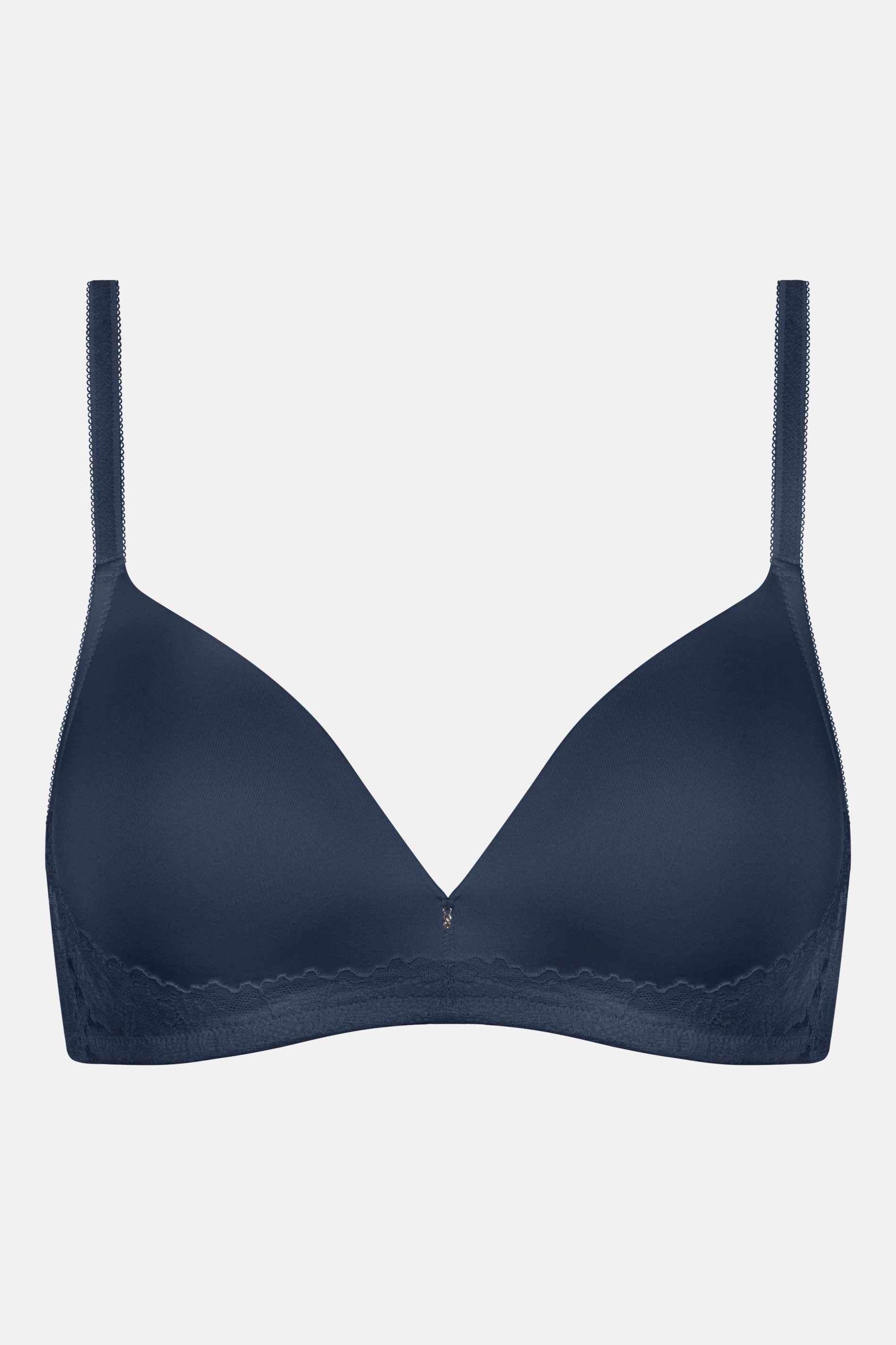 Mey Bügelloser BH Mey Damen Bi-Stretch-BH, bügellos Serie Luxurious (1-tlg., 1) Bralette mit floraler Spitze, Zierträger