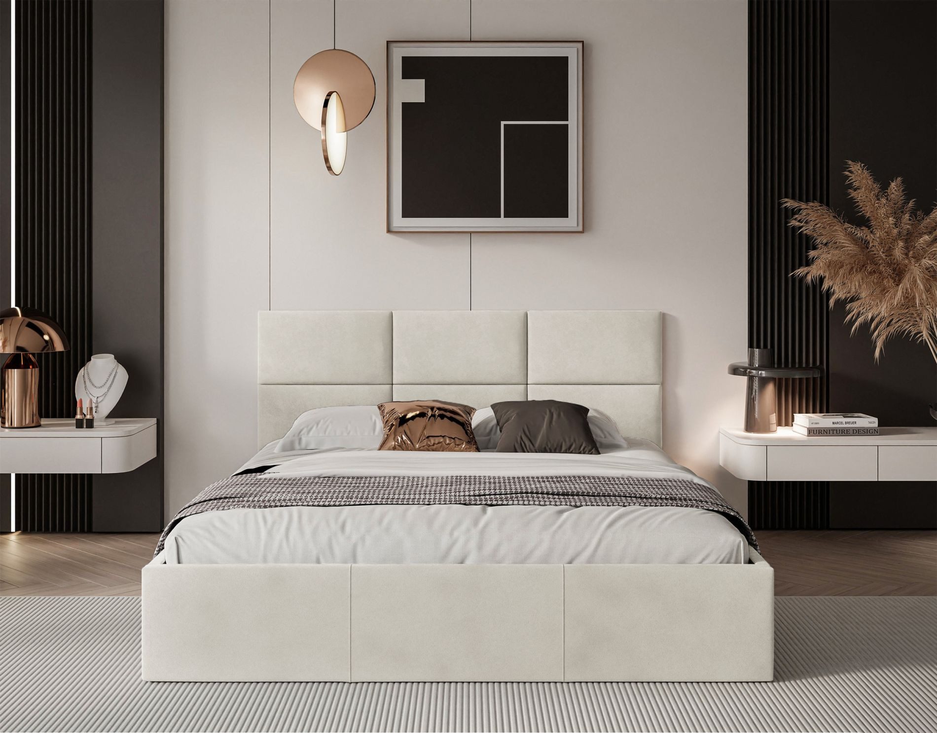 Selsey Polsterbett NESTIO, Bett mit Polsterrahmen, günstig online kaufen