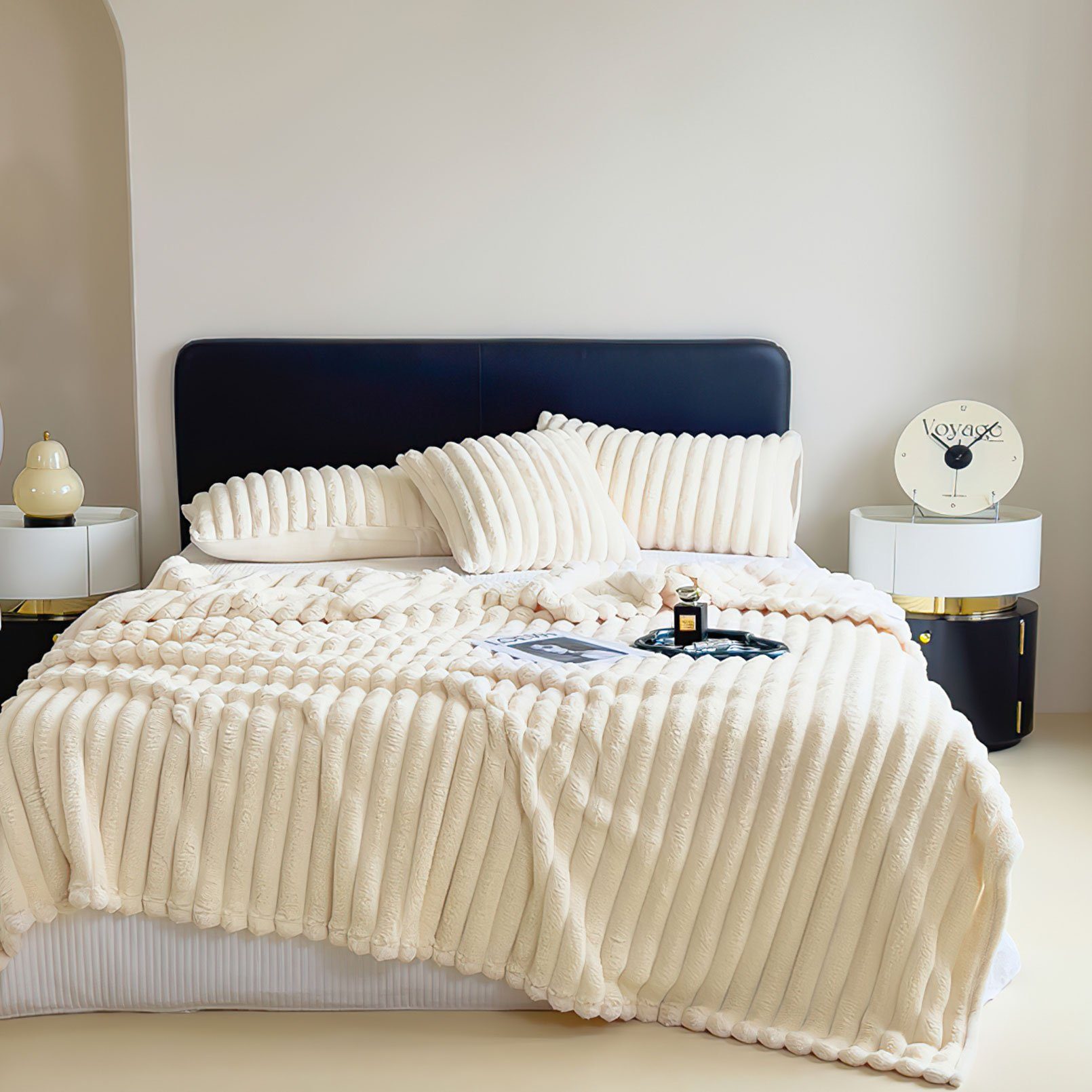 Wohndecke MT08, KEAYOO, Fleecedecke Warm Sofadecke 150x200cm Warm und Weich günstig online kaufen