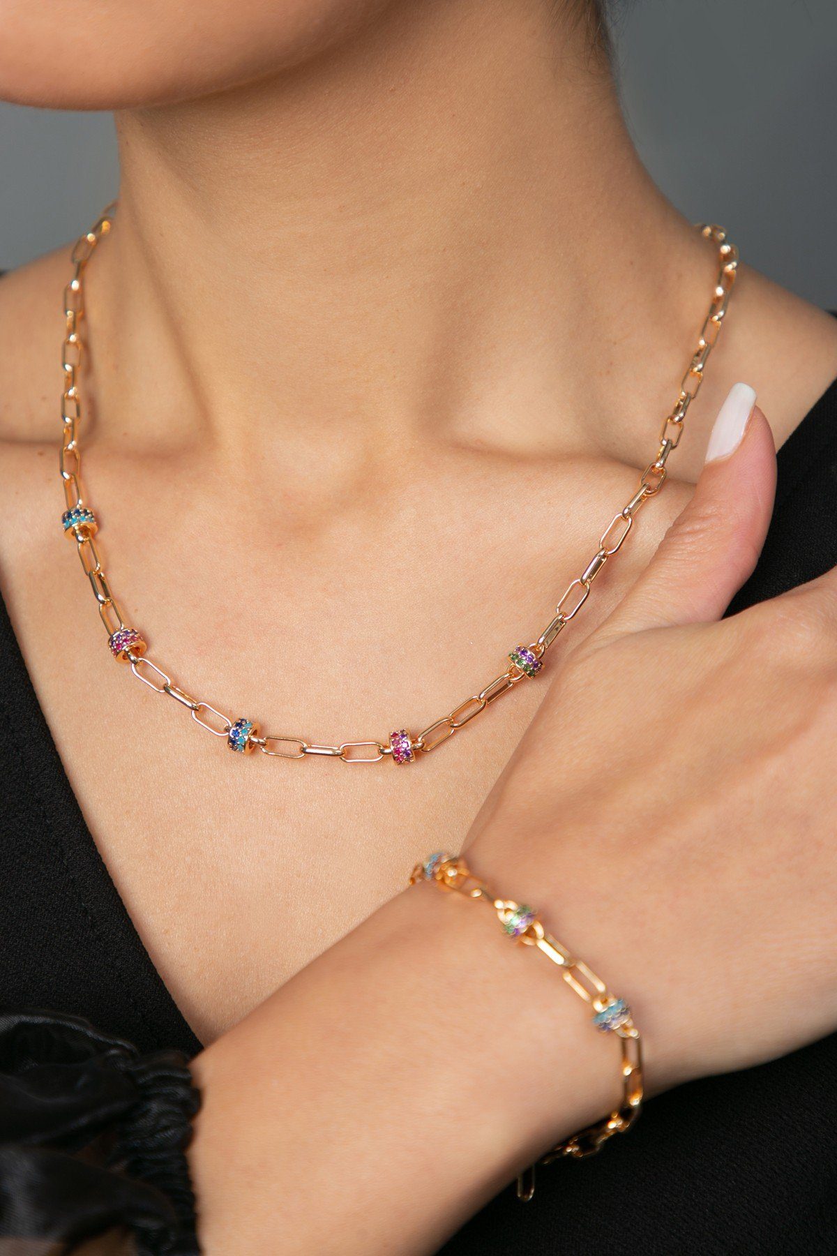 Heliophilia Silver Schmuckset METAL BODY K9156