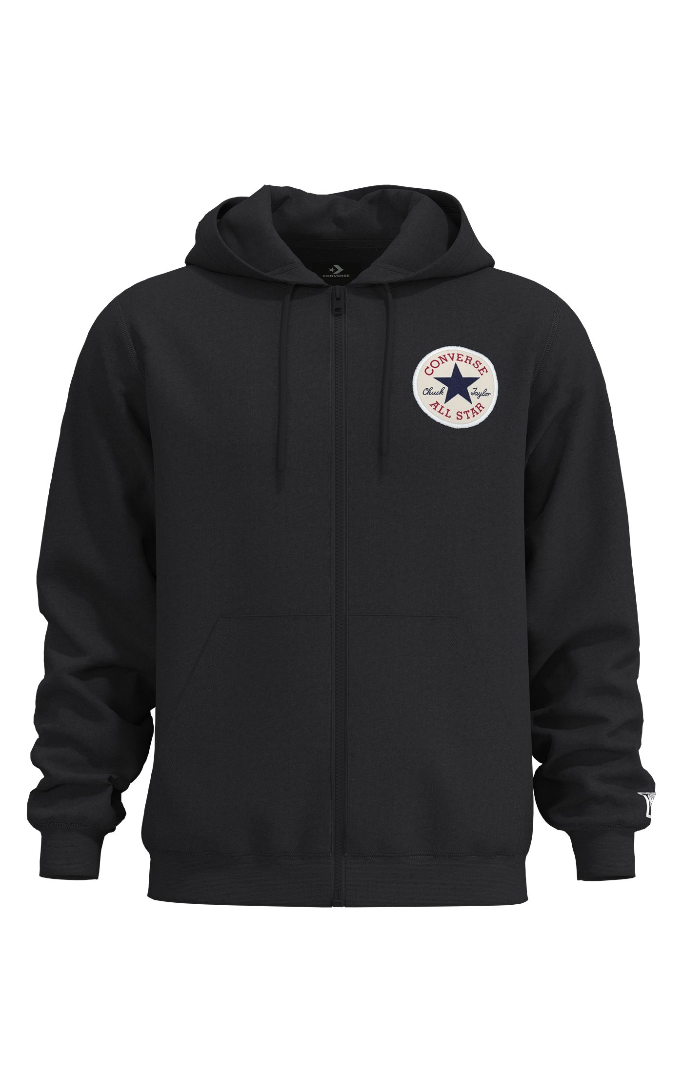 Converse Kapuzensweatjacke CHUCK FLEECE STANDARD FIT mit Kordelzug an der K günstig online kaufen