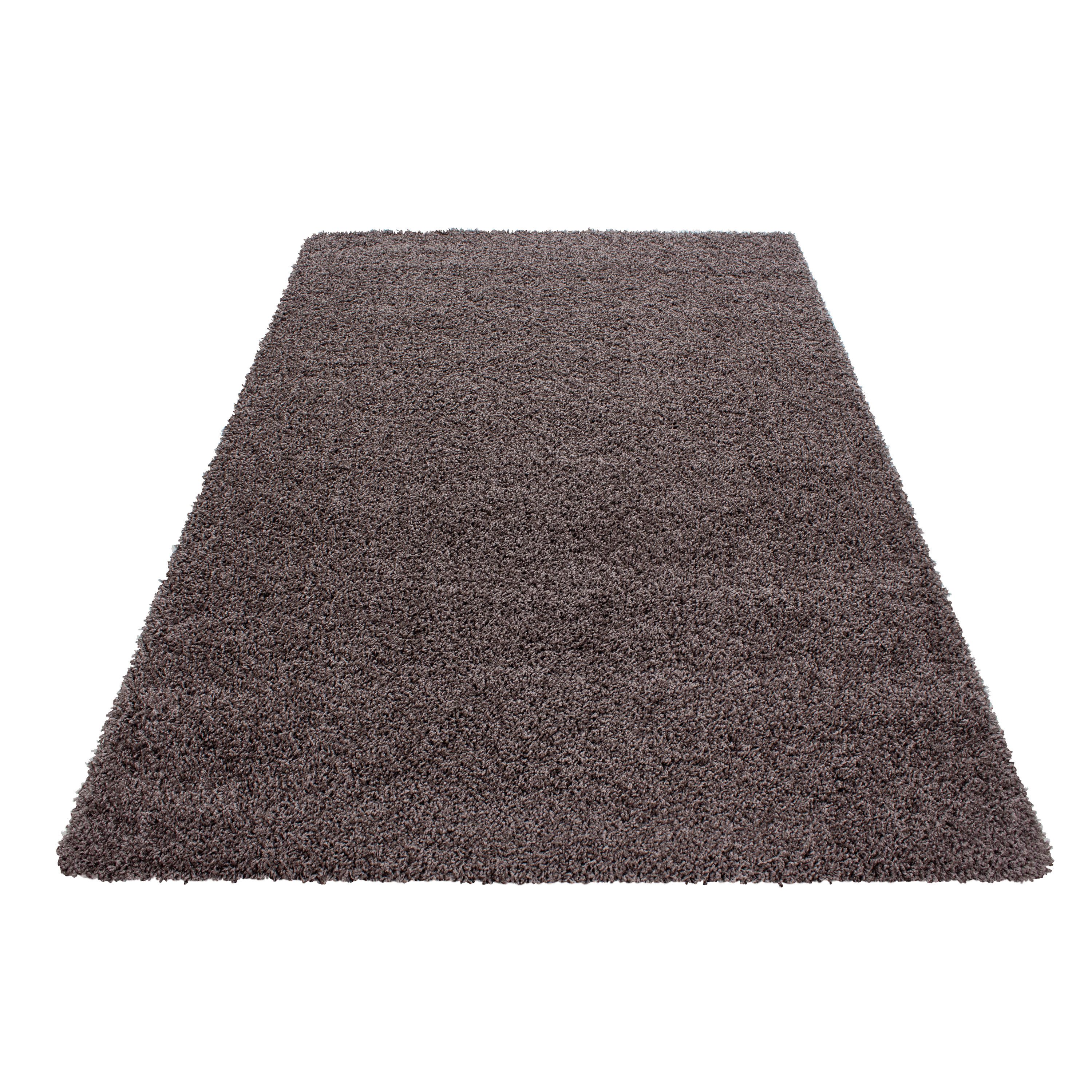 Carpettex Hochflor-Teppich Unicolor - Einfarbig, Läufer, günstig online kaufen