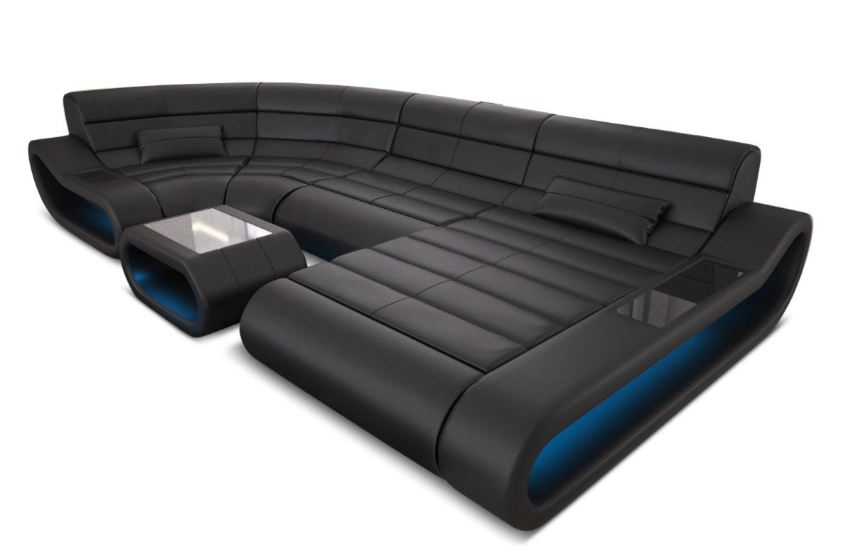 Sofa Dreams Wohnlandschaft Ledercouch Leder Sofa günstig online kaufen
