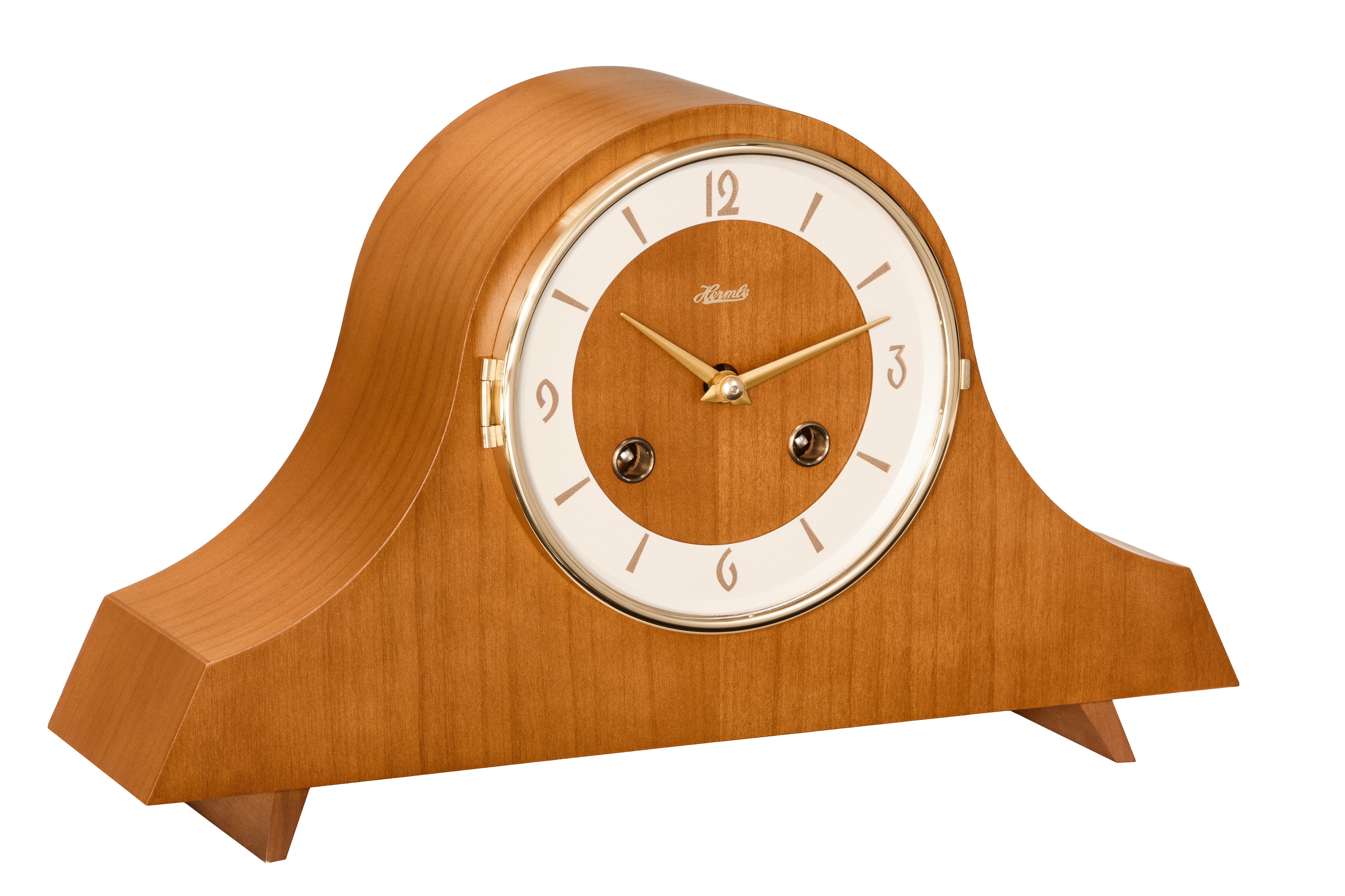 Hermle Tischuhr Retro Design mechansich 8-Tage 1/2 Stunden Schlag nicht abstellbar