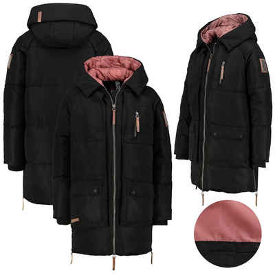 SUBLEVEL Parka Winter Jacke Mantel Parka Steppjacke Steppmantel Wintermantel Oversize